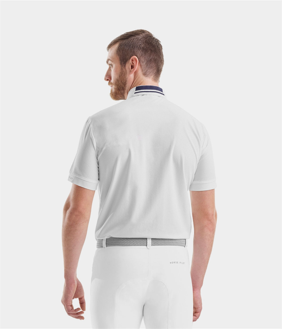 Horse Pilot Design Shirt SS Men - White