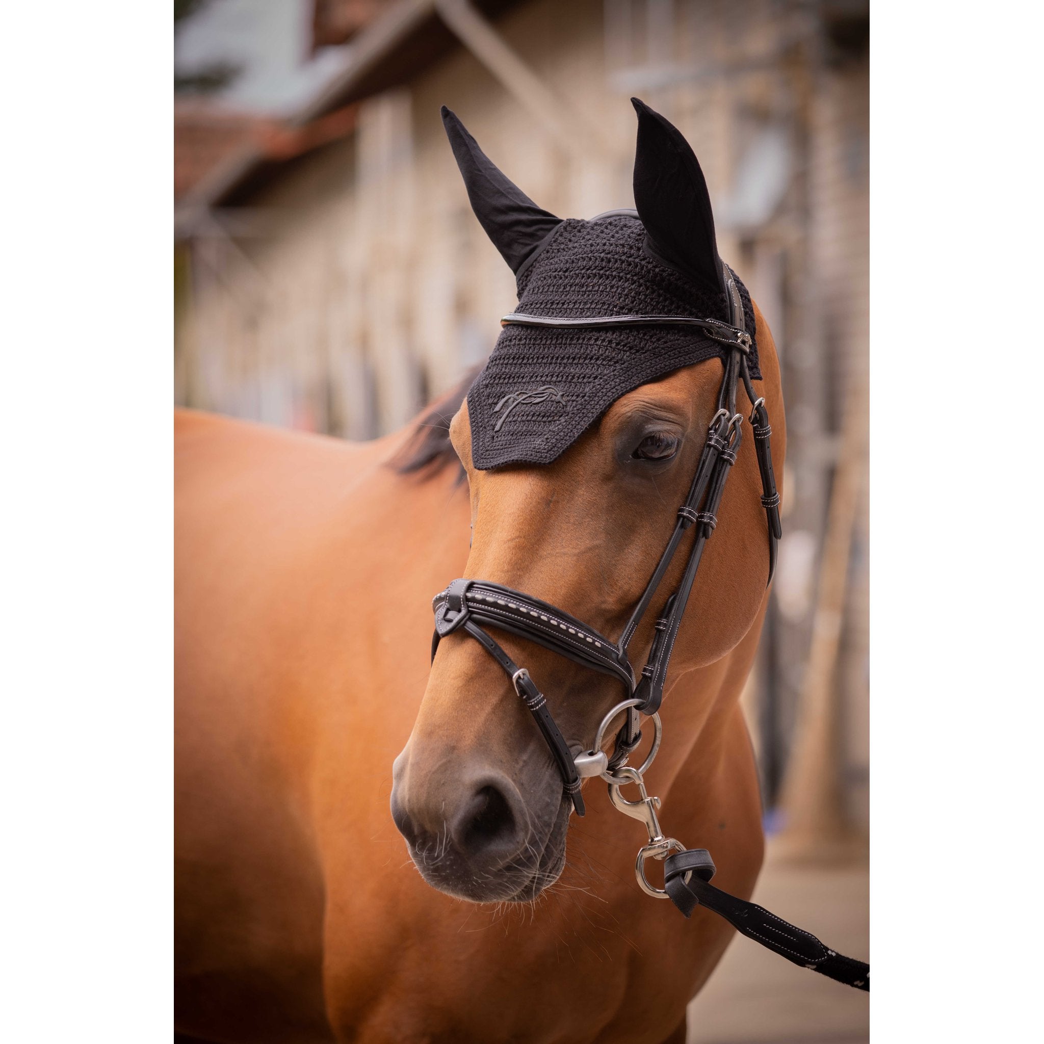Penelope Cotton Fly Bonnet Black - 306977021_ambi_1