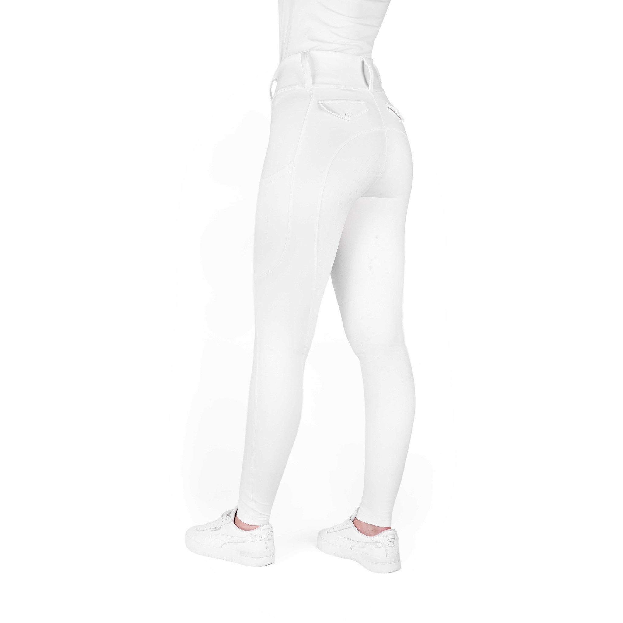EQUITHÈME Alizé Full-Seat Leggings - Ladies White 979167136