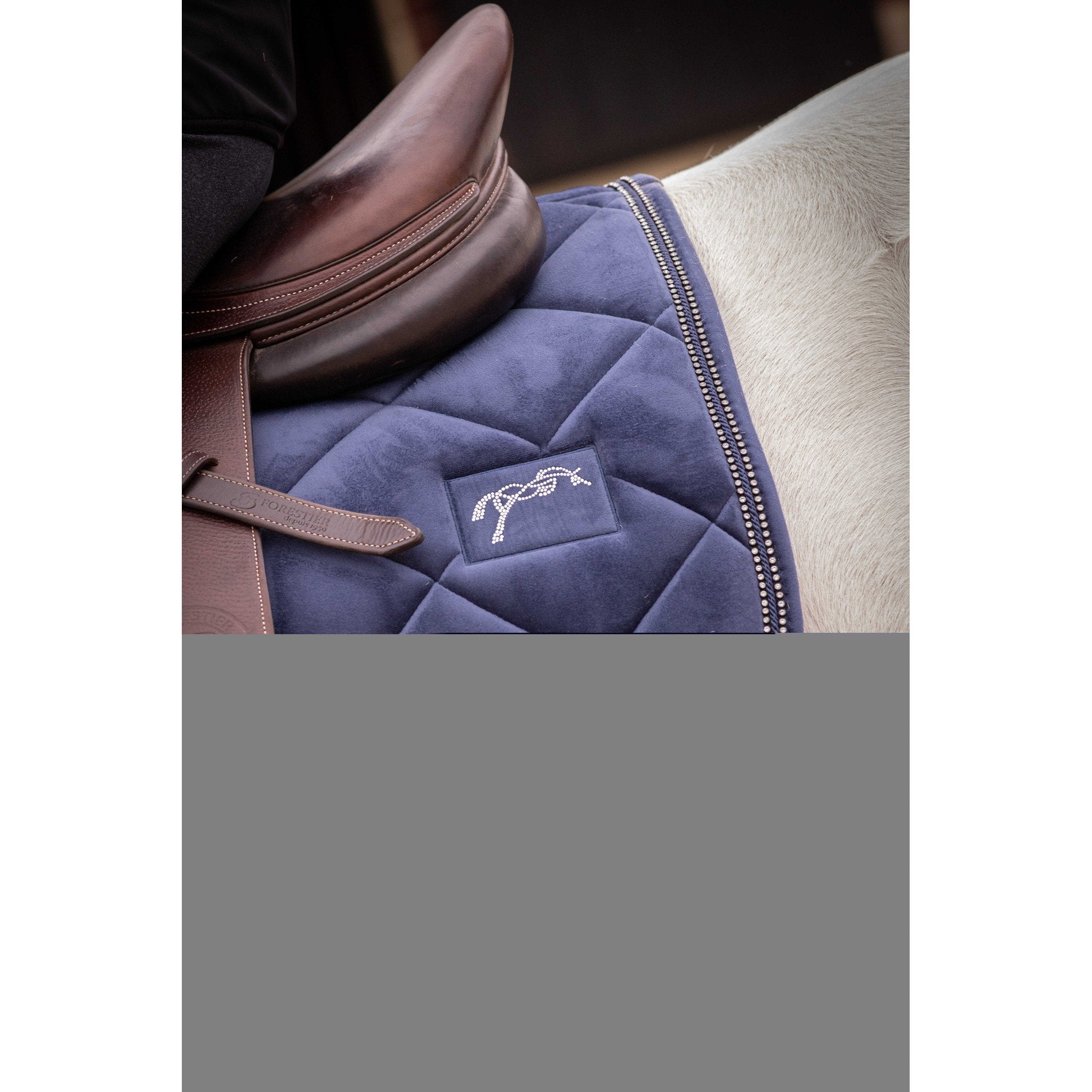 Pénélope New Strass Saddle pad - All purpose Navy blue 204841007