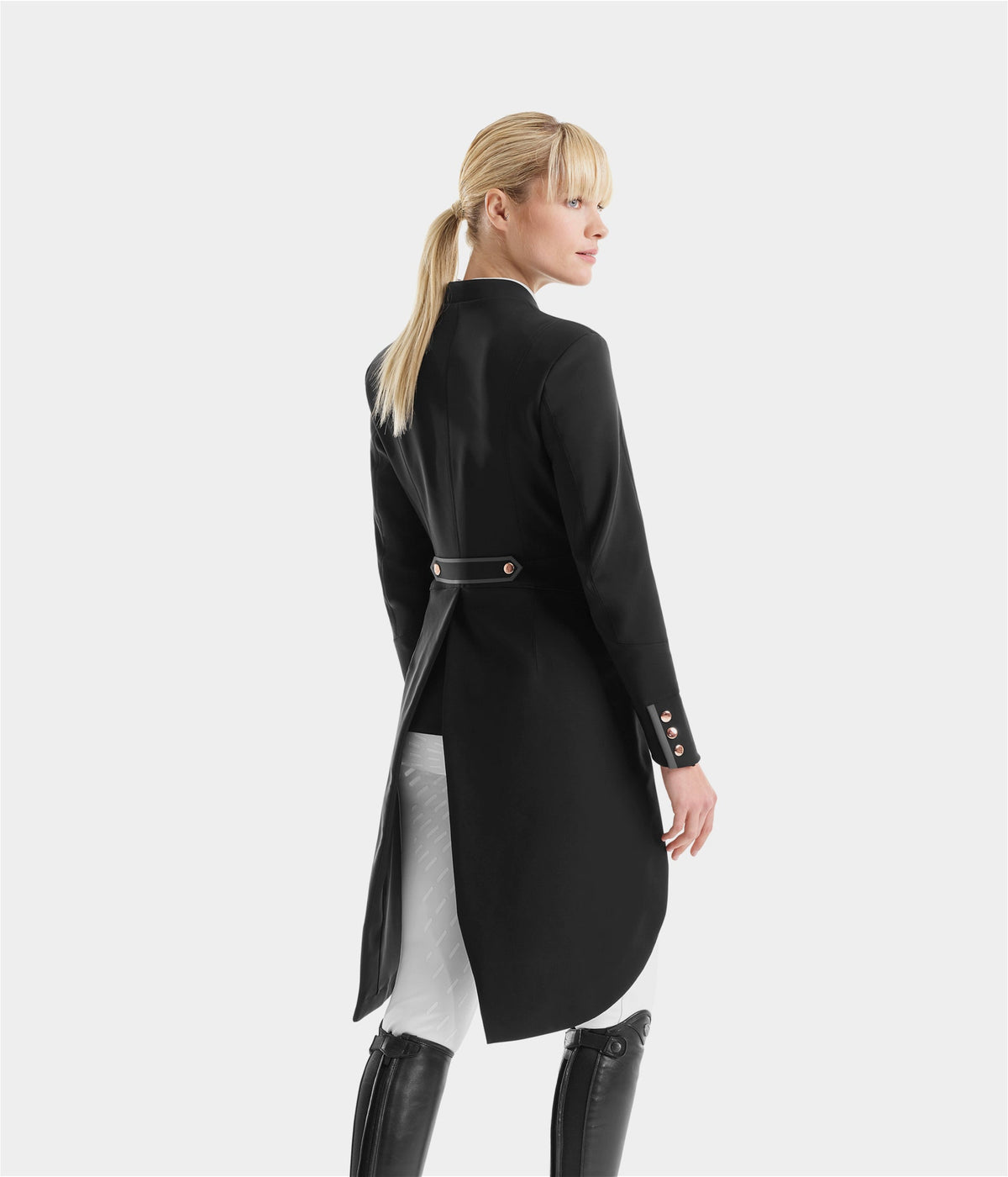 Horse Pilot Long Frac Jacket Women - Black