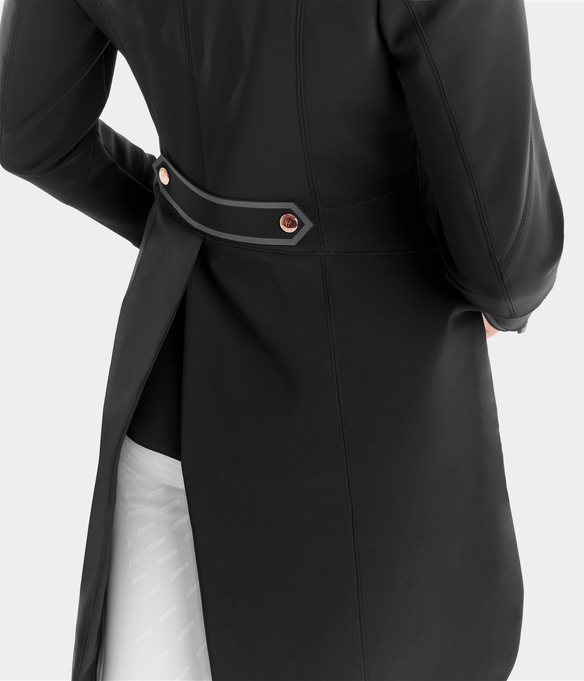 Horse Pilot Long Frac Jacket Women - Black