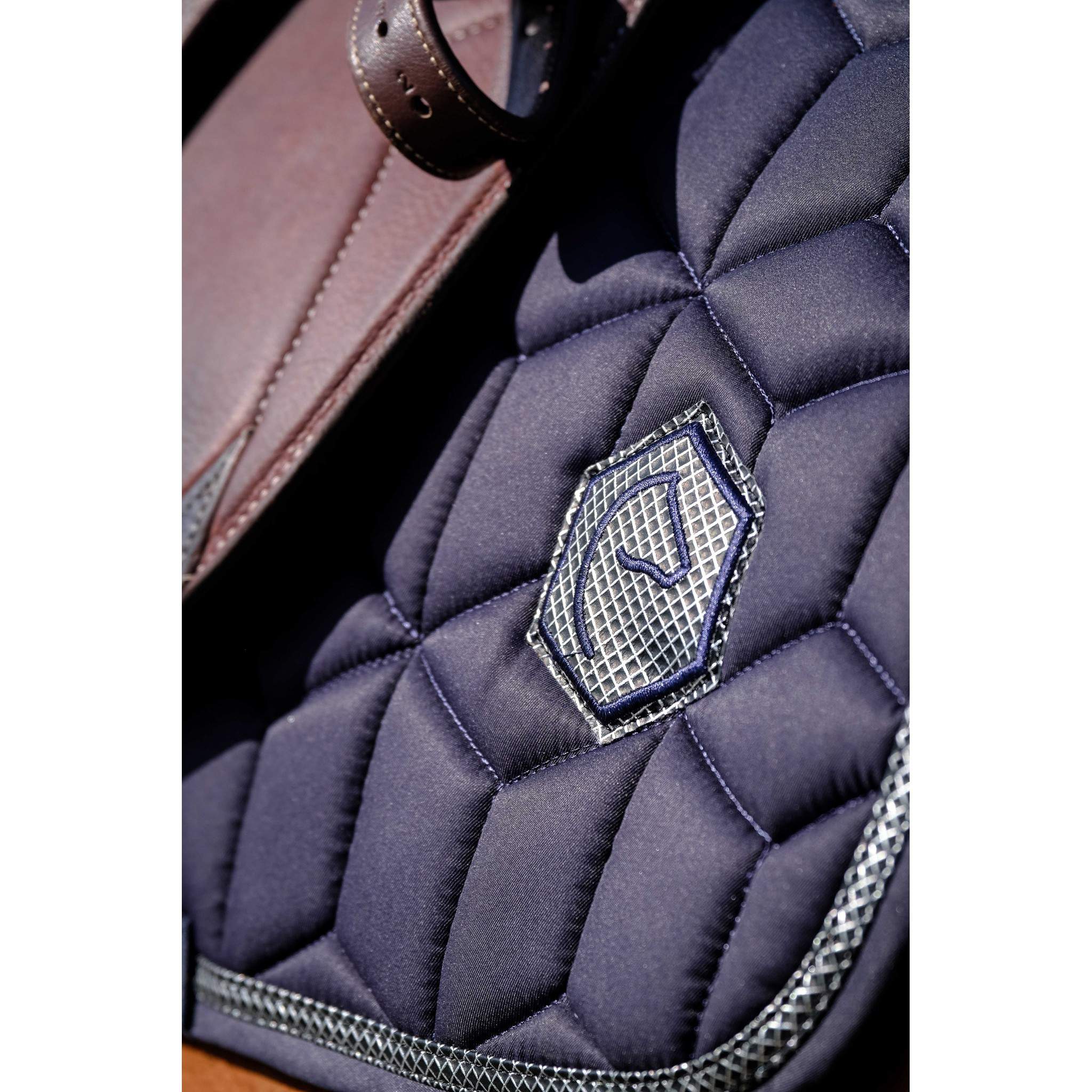 EQUITHÈME Softhex Saddle Pad - All purpose Navy blue 204005007