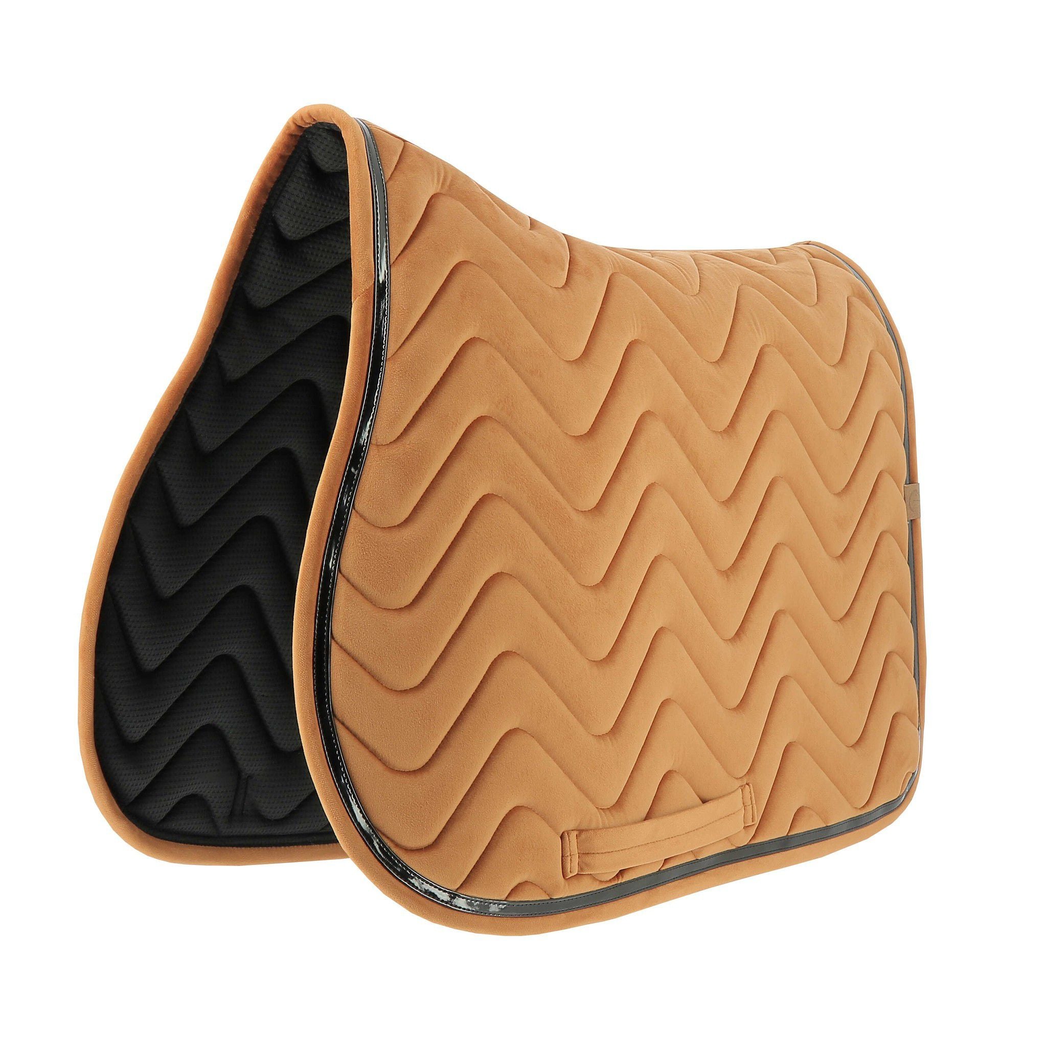 EQUITHÈME Glossy Saddle pad - All purpose Orange 204761022