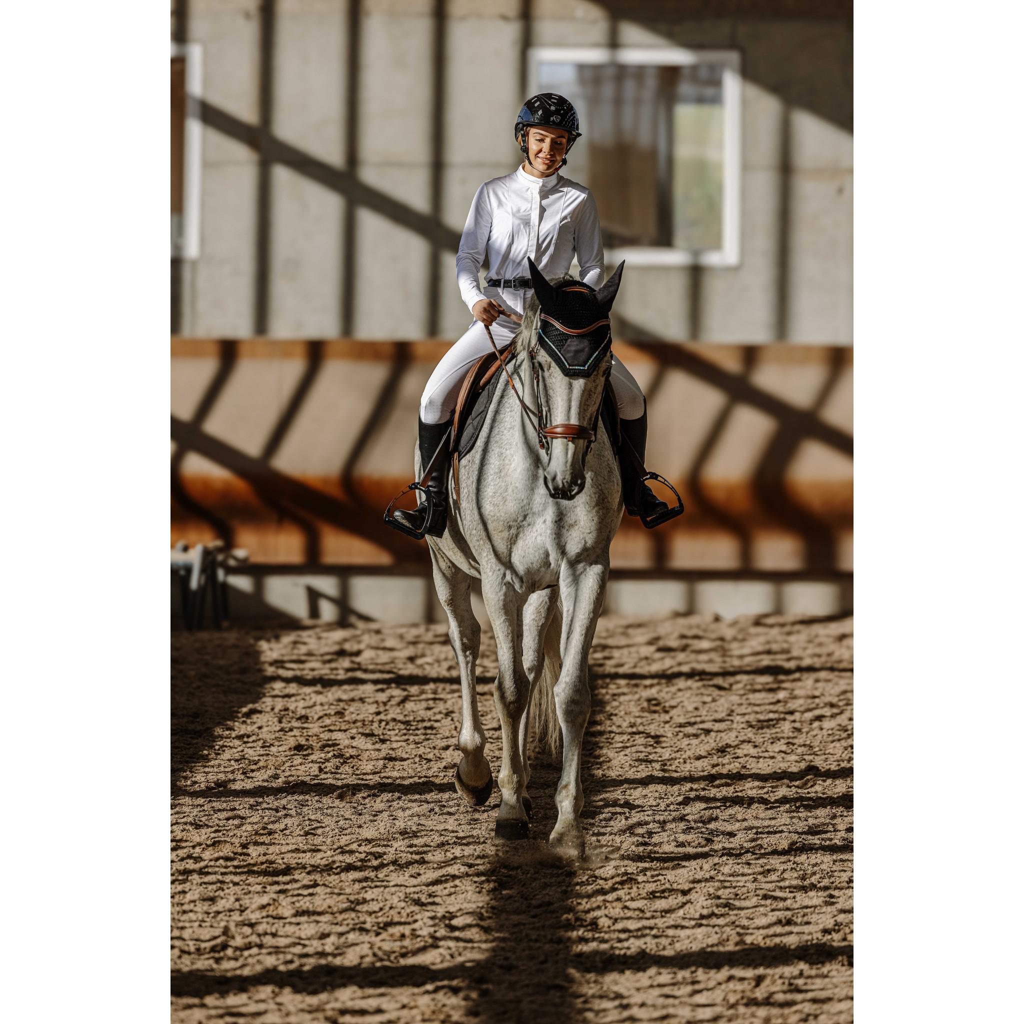 EQUITHÈME Julia Show Shirt - Ladies White 962099012