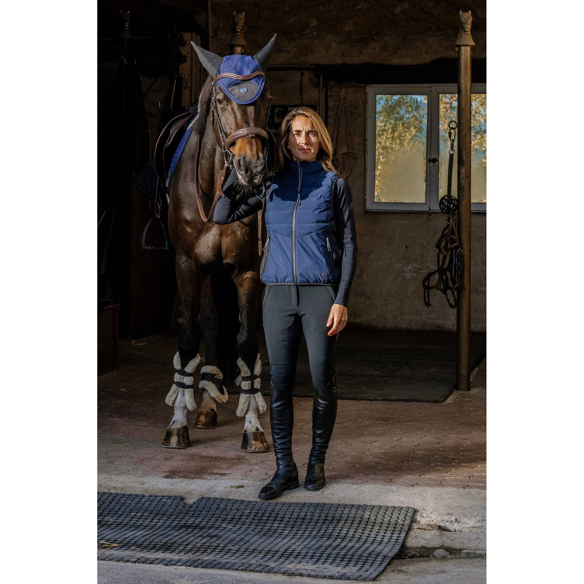 EQUITHÈME Sasha Heated Vest - Adult Navy blue 981004022