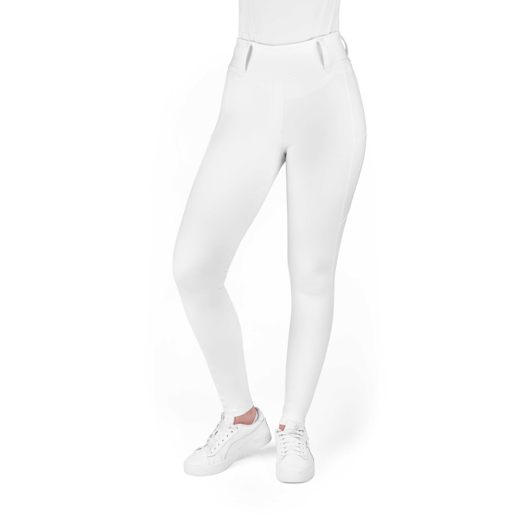 EQUITHÈME Alizé Full-Seat Leggings - Ladies White 979167136