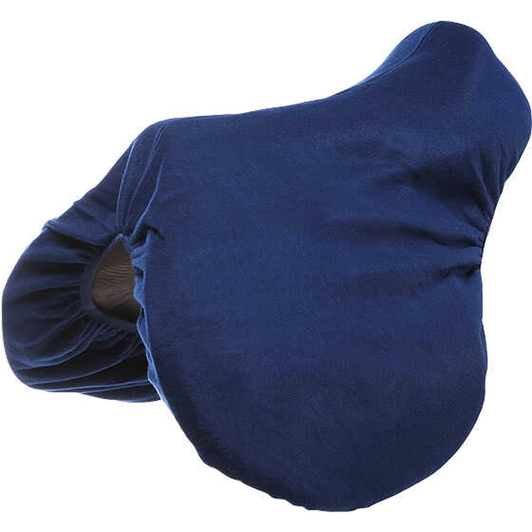 EQUITHÈME Polar fleece saddle cover Navy blue 205107007