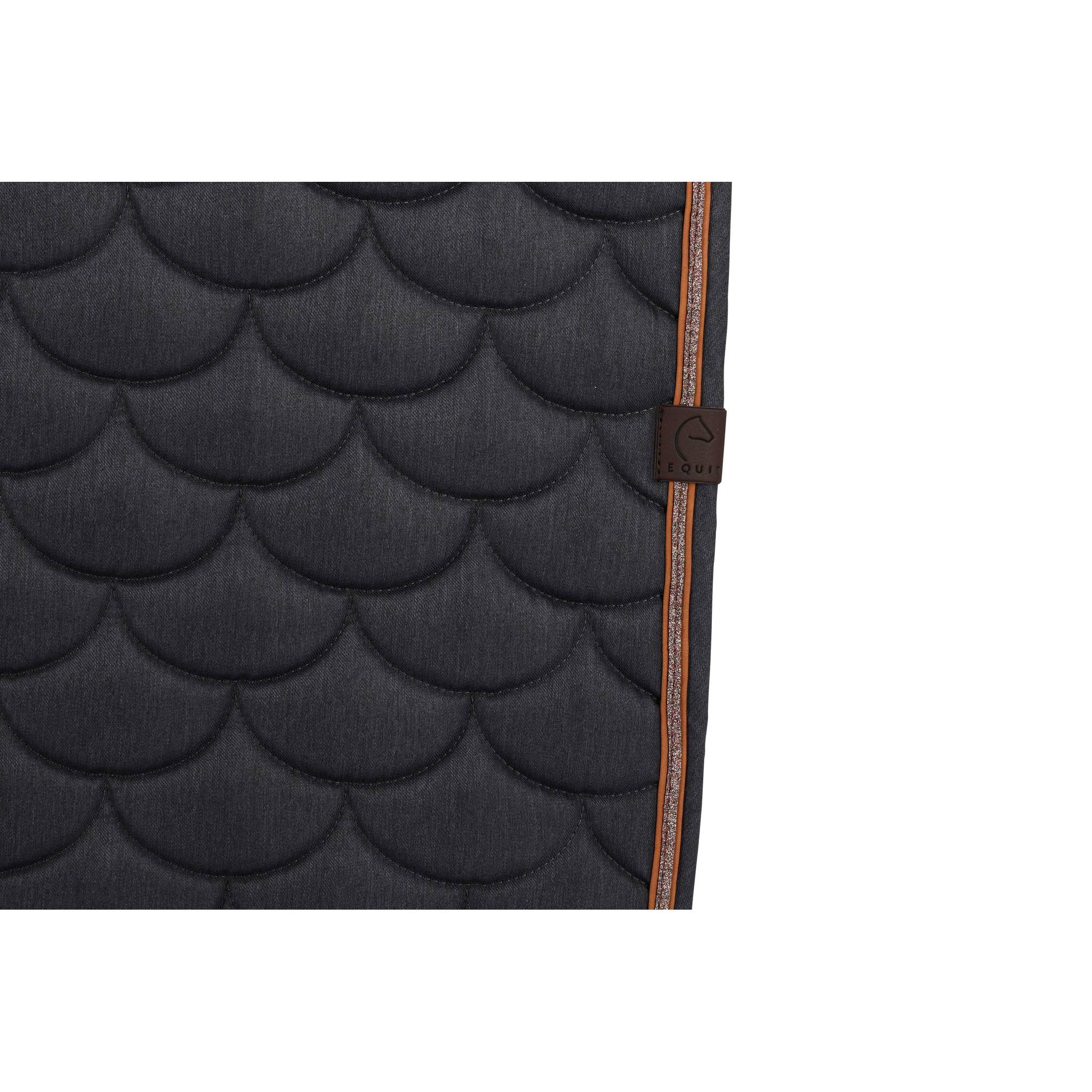 EQUITHÈME Khadi Dressage Saddle Pad Dark grey - 204764031_zoom_1