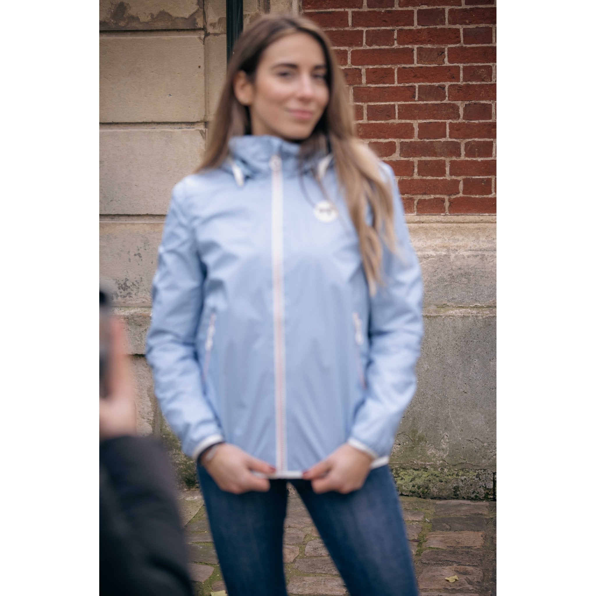 Penelope RainShort Jacket - Women's Light blue - 978908191_ambi_8