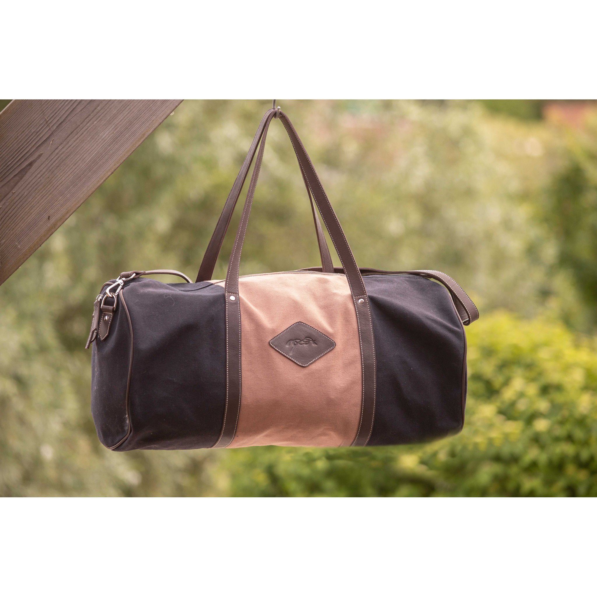 Pénélope Canvas Bowl Bag - Medium Black/Old Pink 936224162