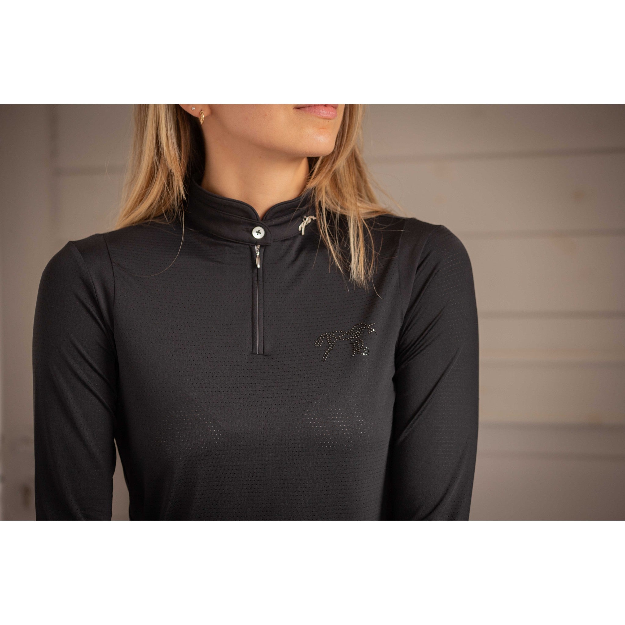 Pénélope Techpy Polo Shirt - Ladies Black 963427021