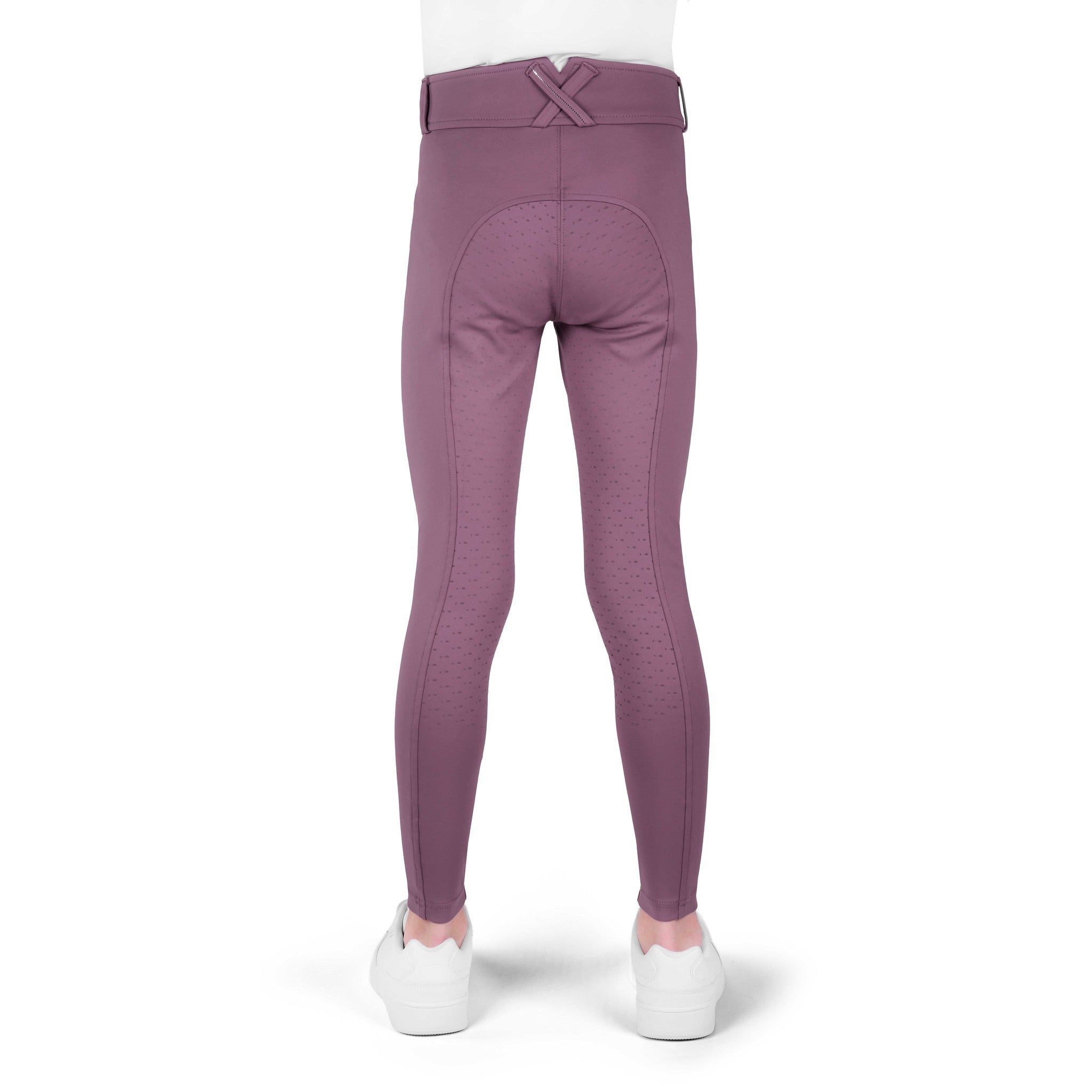 EQUITHÈME Carly Silicone Full Seat Breeches - Kids Lilac 979863310