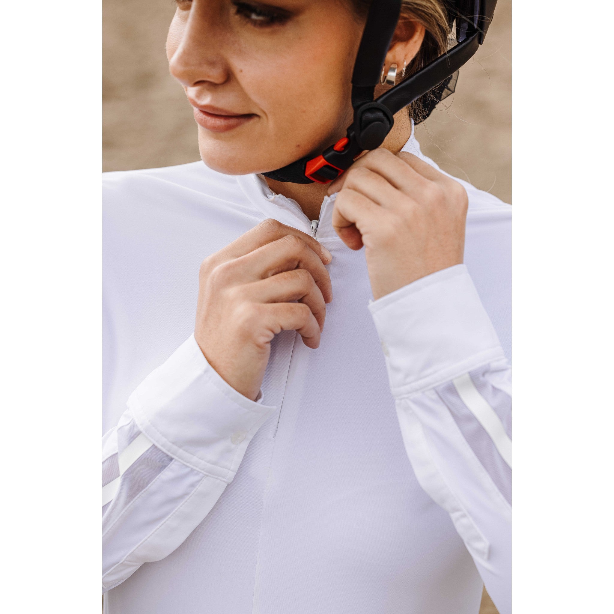 EQUITHÈME Estoril show polo - Ladies White 962119011