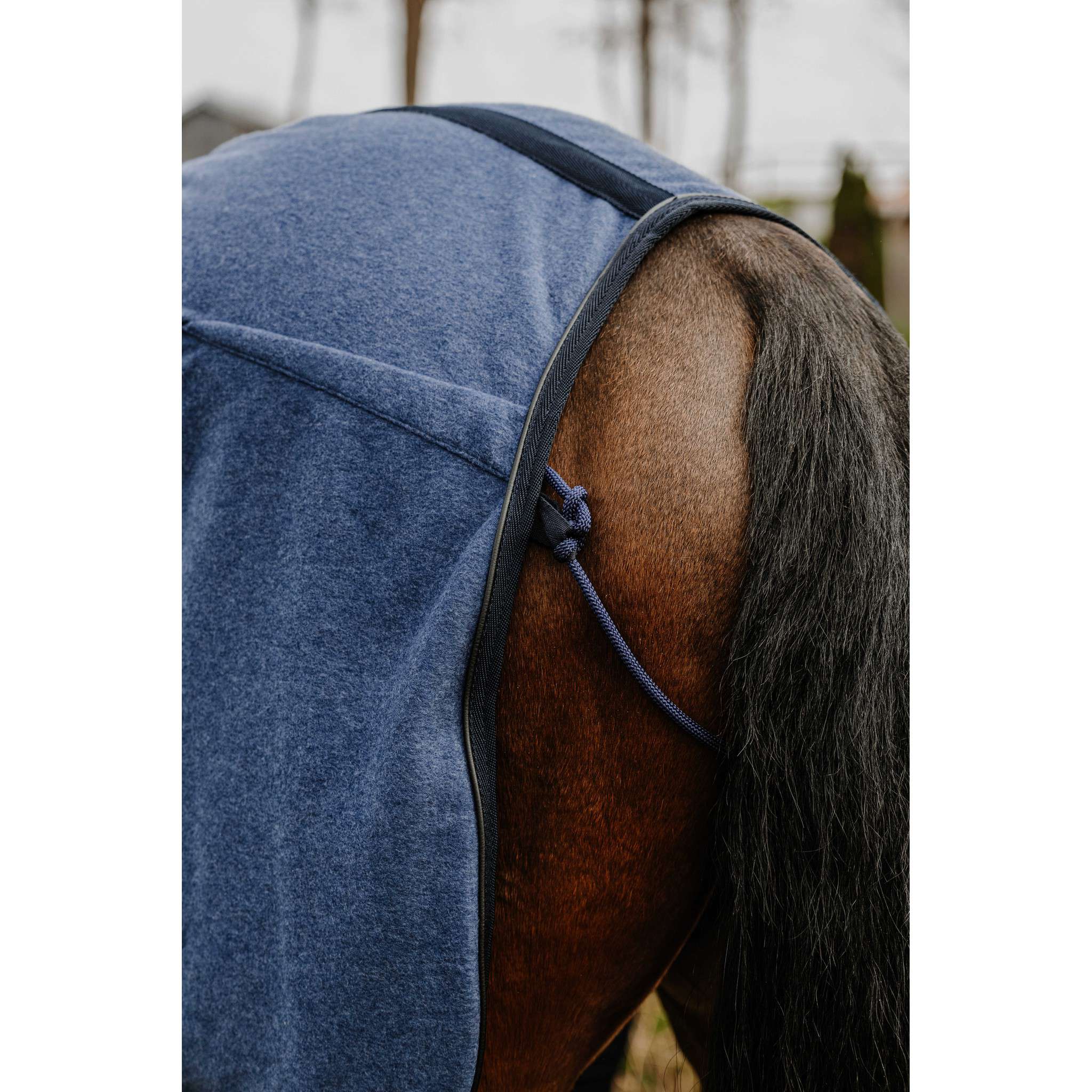 EQUITHÈME Fleece - Confortech Navy blue 400586763