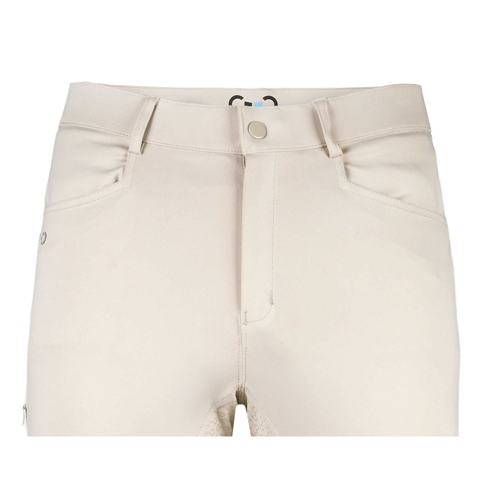 Riding World River Silicone Seat Breeches - Men Beige 989406438