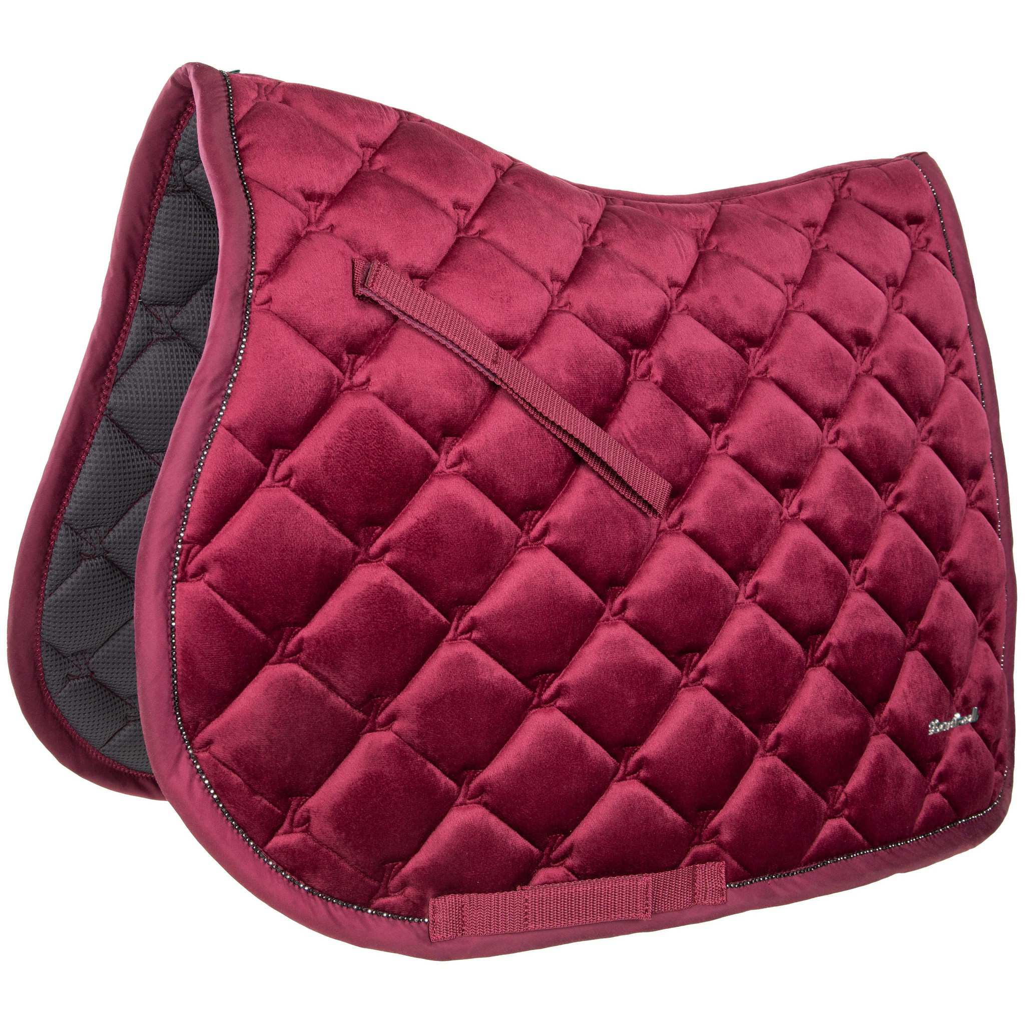 Lami-Cell Galaxy Velvet Saddle Pad - All purpose Burgundy 220033333