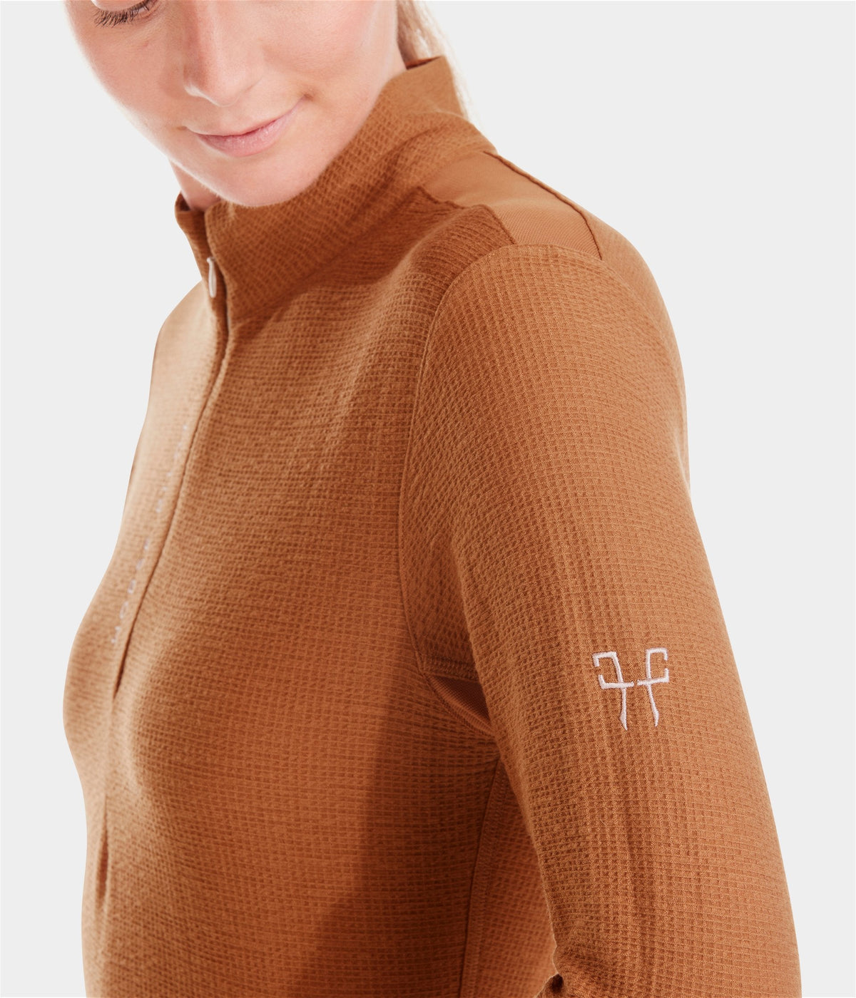 Horse Pilot Suntech Shirt Women - Gold Brown