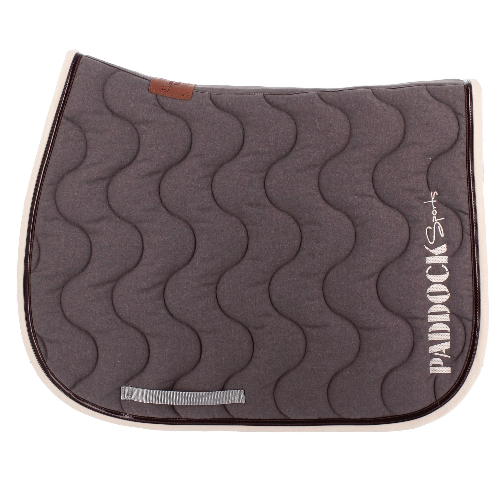 Paddock Sports Wavy Saddle Pad - All purpose Taupe 204792275