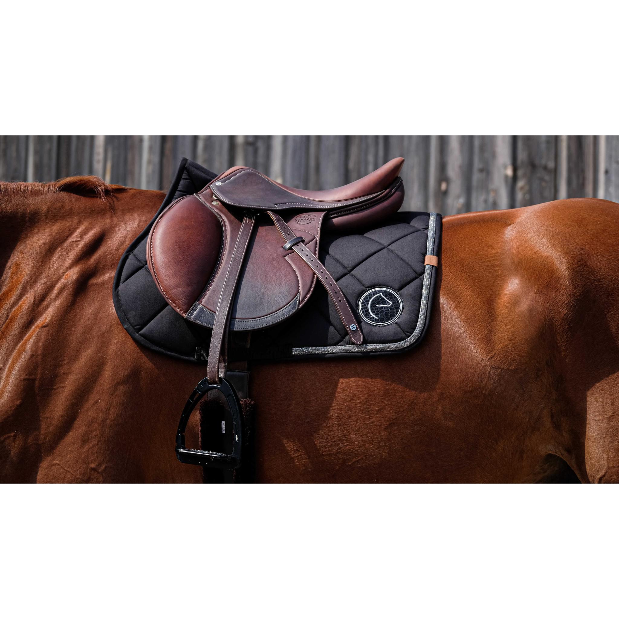 EQUITHÈME Badge 2.0 Saddle Pad - All purpose Black 204783002