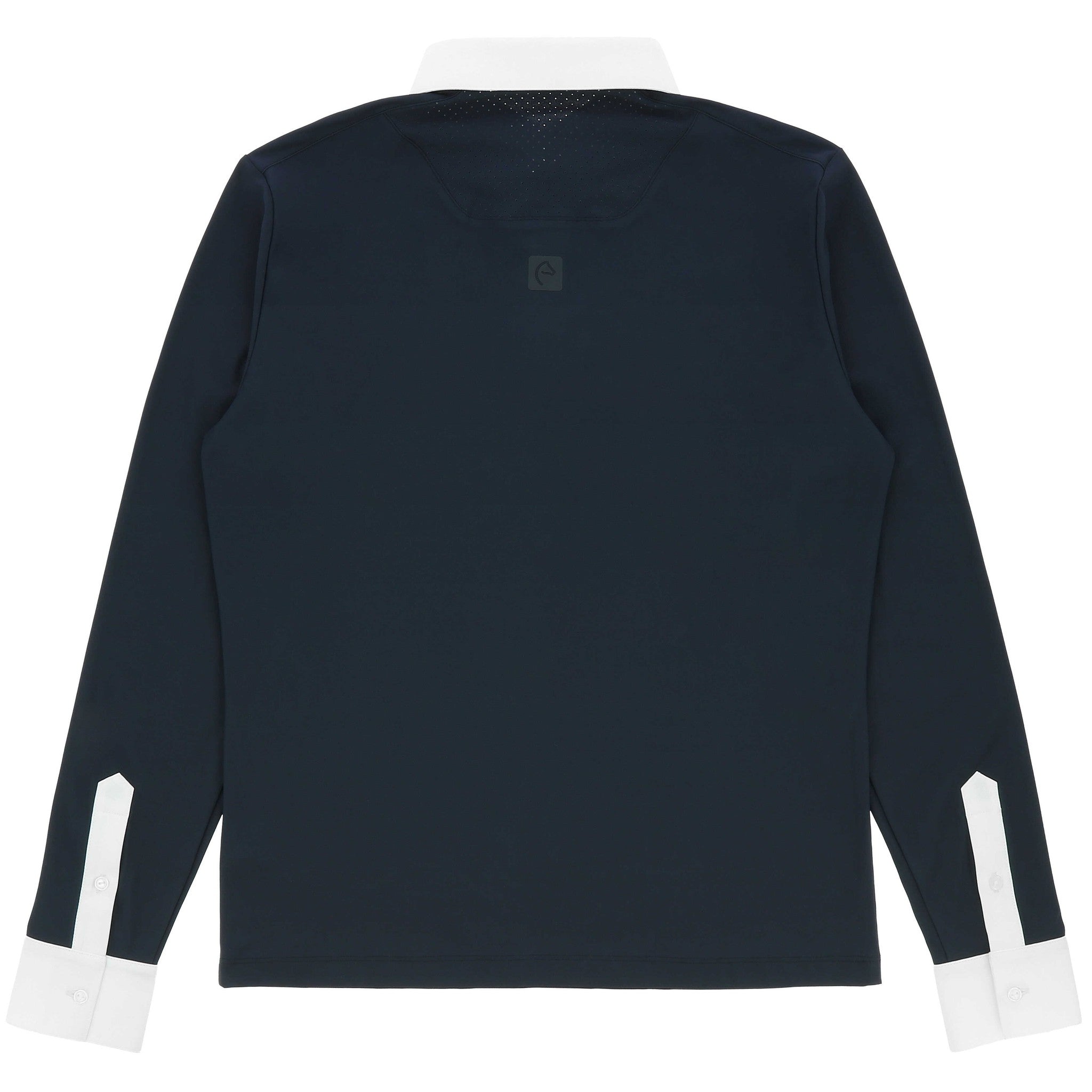 EQUITHÈME Adrien Long Sleeve Competition Polo Navy blue - 962115073_packshot_2