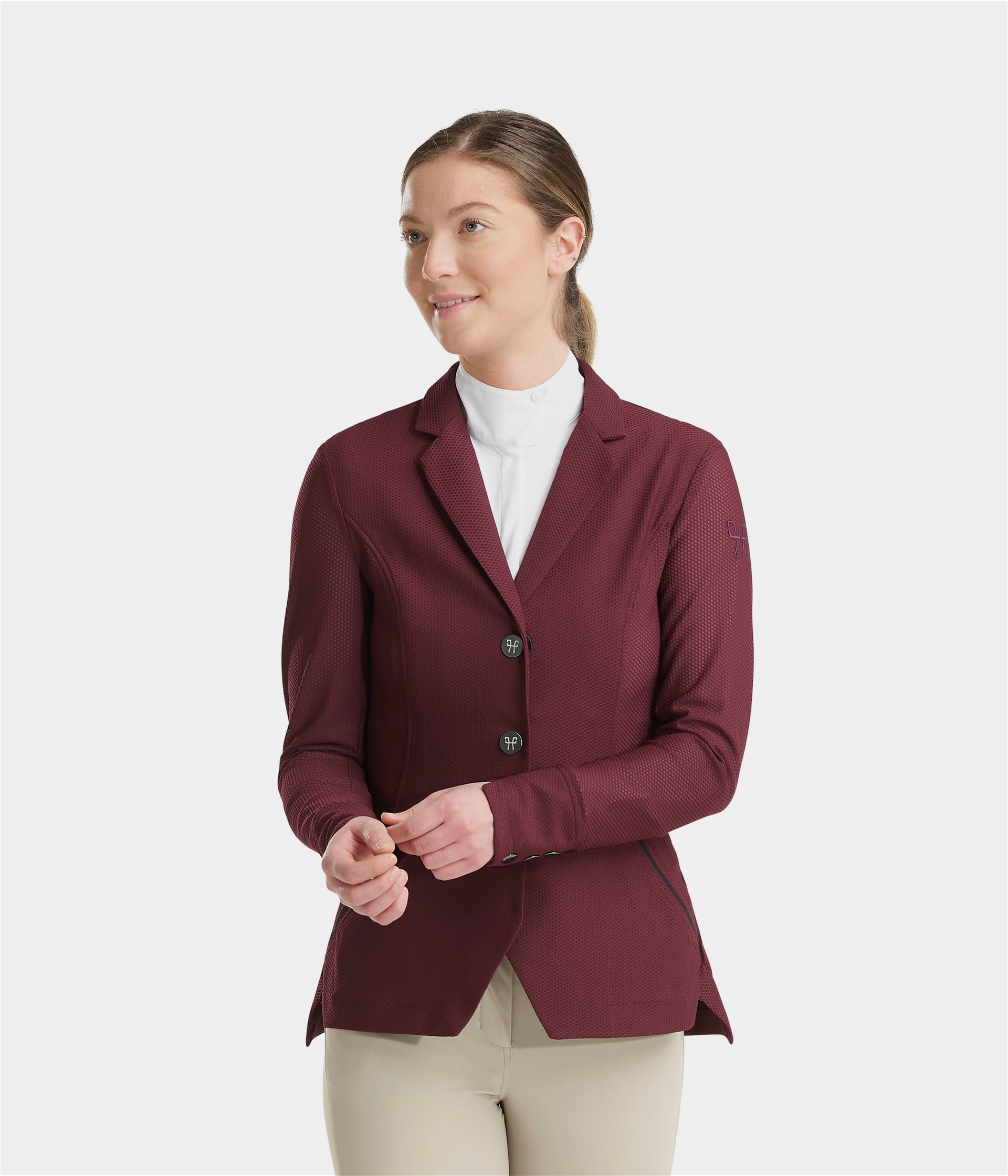 HORSE PILOT Aeromesh Jacket Women - Burgundy