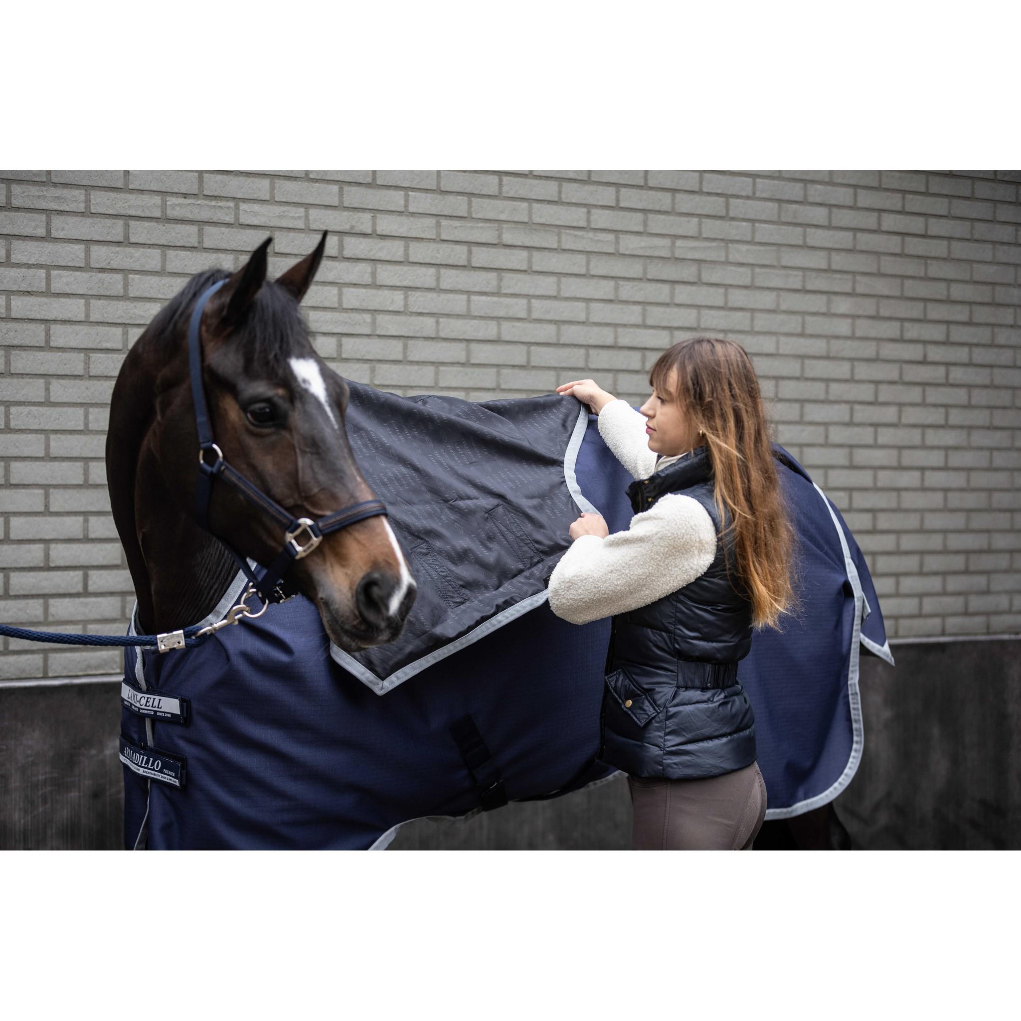 Lami-Cell Armadillo 1200D Turnout Sheet Navy blue/grey 400867063