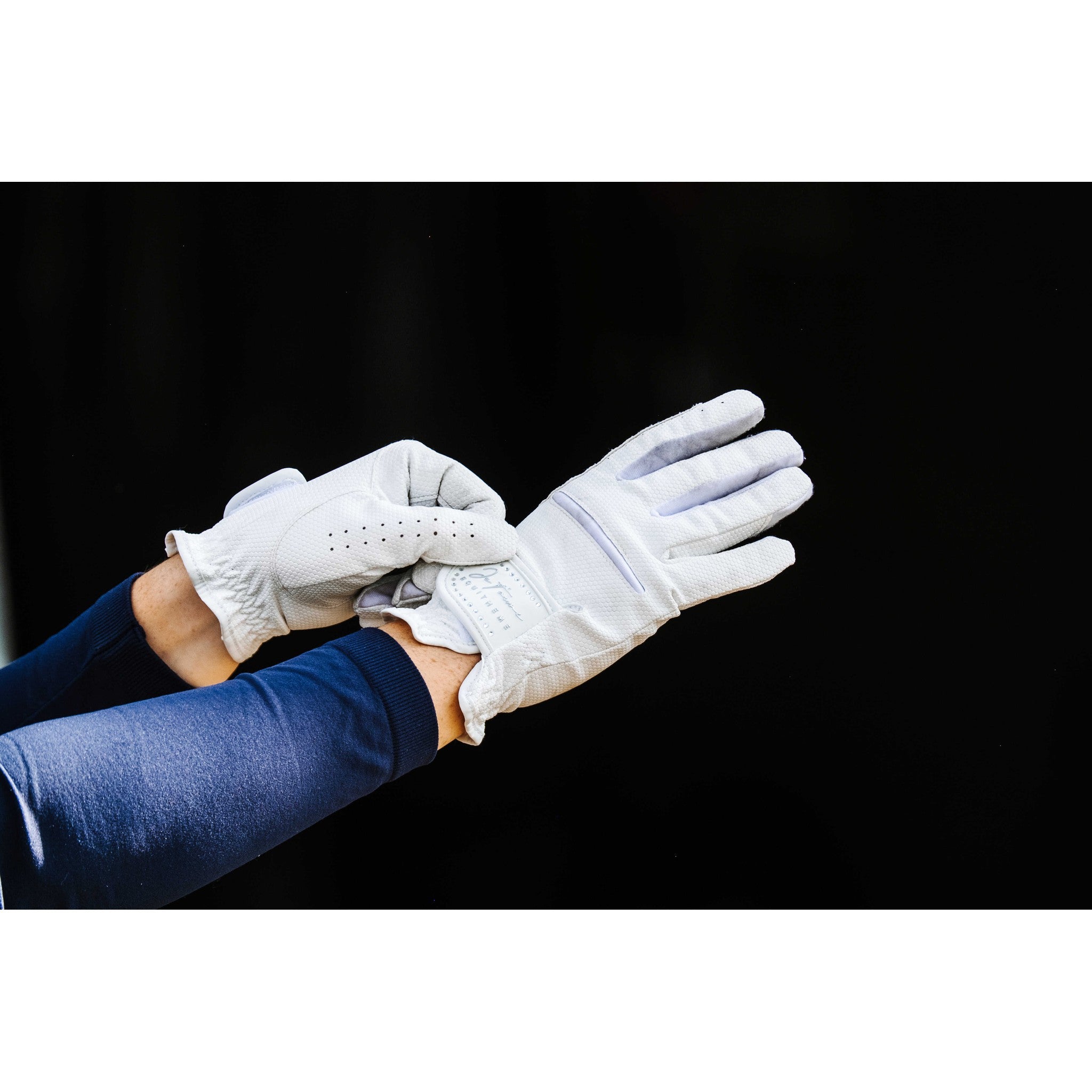 Je t’aime EQUITHÈME Strass Gloves - Adult White 930016012
