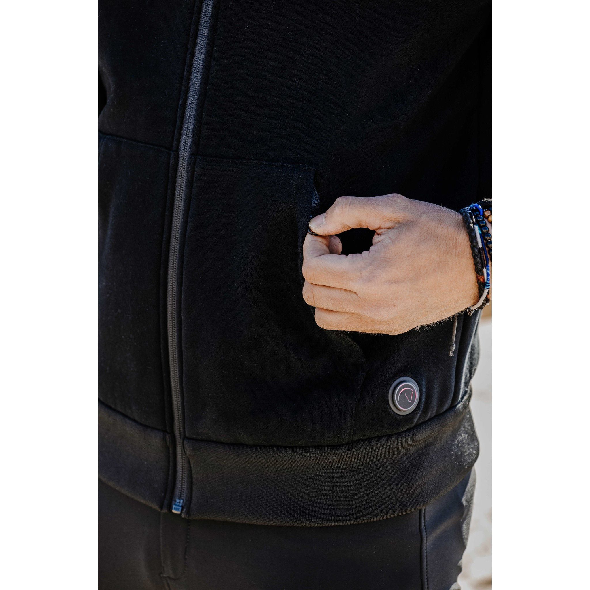 EQUITHÈME Olwen Heated Sweatshirt - Adult Black 981006023