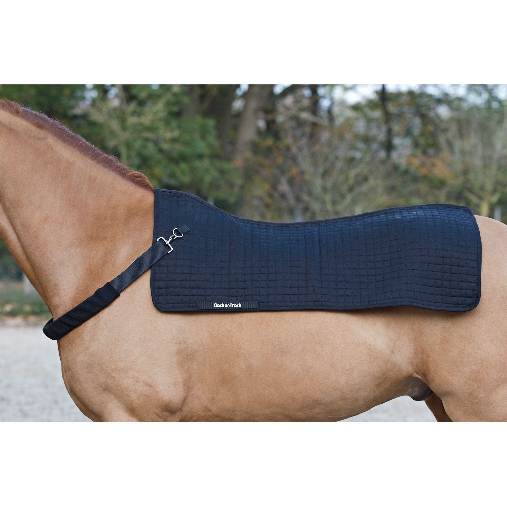 Back on Track Breast Girth for Horseback warmer Black b21020000