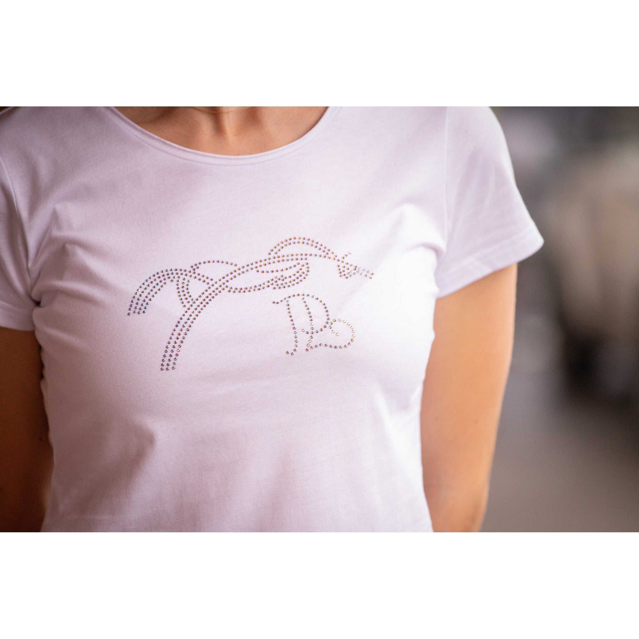 Pénélope Iconic Strass T-Shirt - Ladies White 963417011