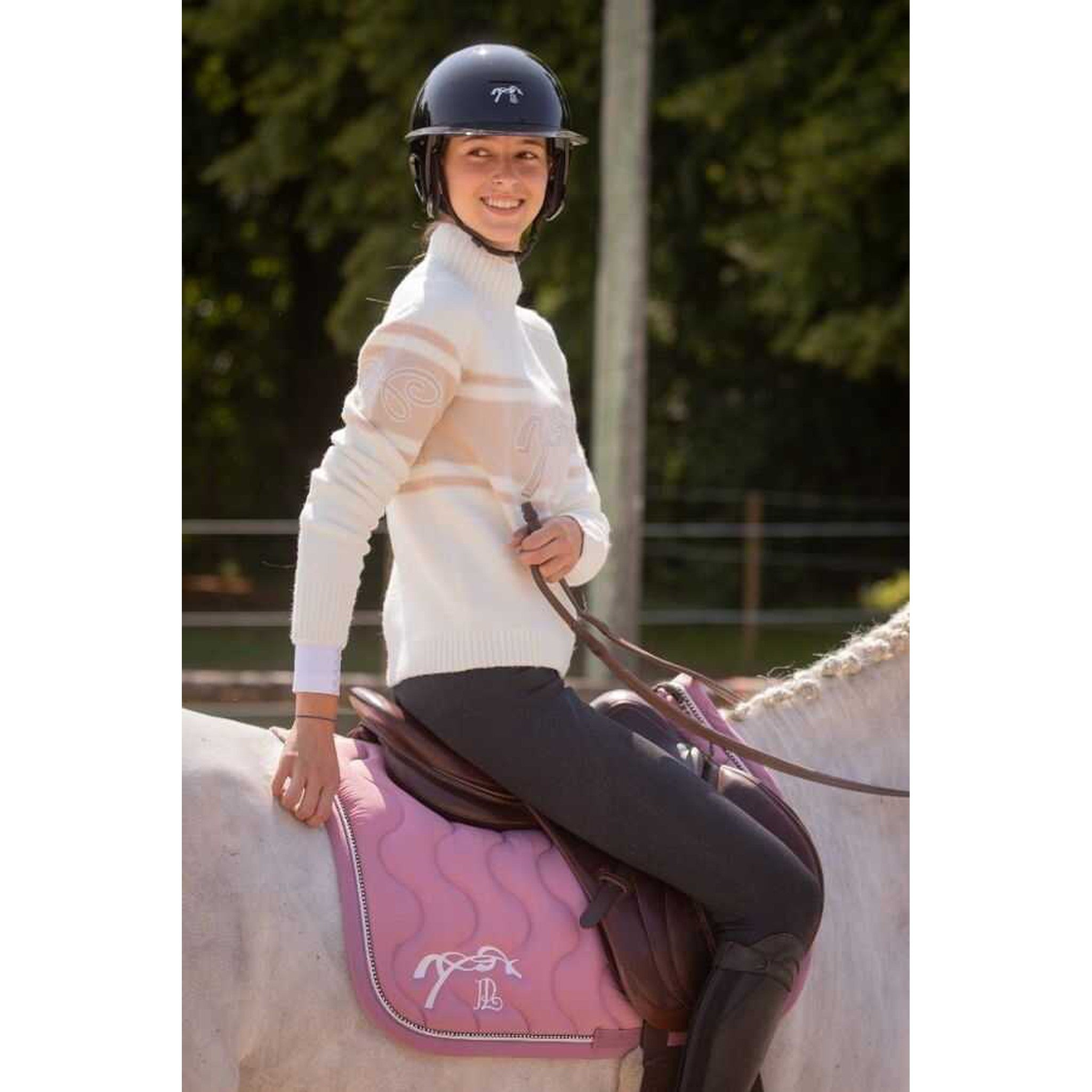 Pénélope Diamant Saddle Pad - All purpose Lilac 204846316