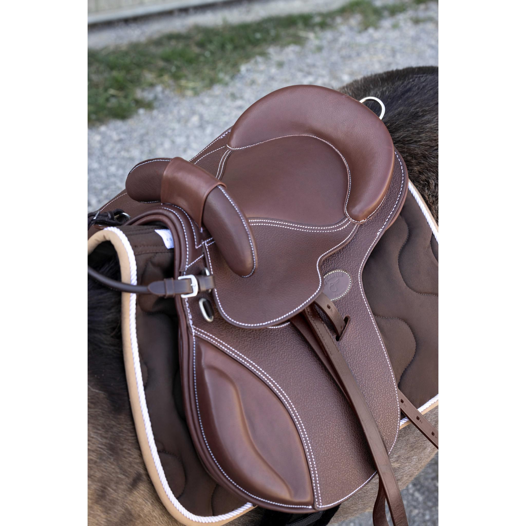 Guy Cantin Evolution Educative Pony Pad Saddle Havana 920100155