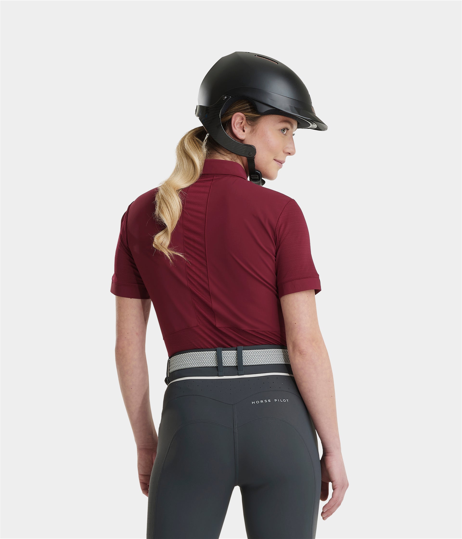 HORSE PILOT Aeromesh SS Polo Shirt Women - Navy