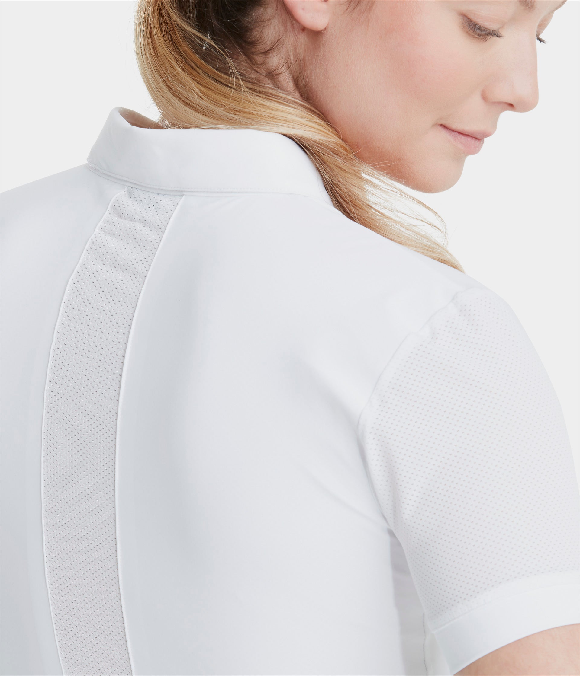 Horse Pilot Aeromesh SS Polo Shirt Women - White