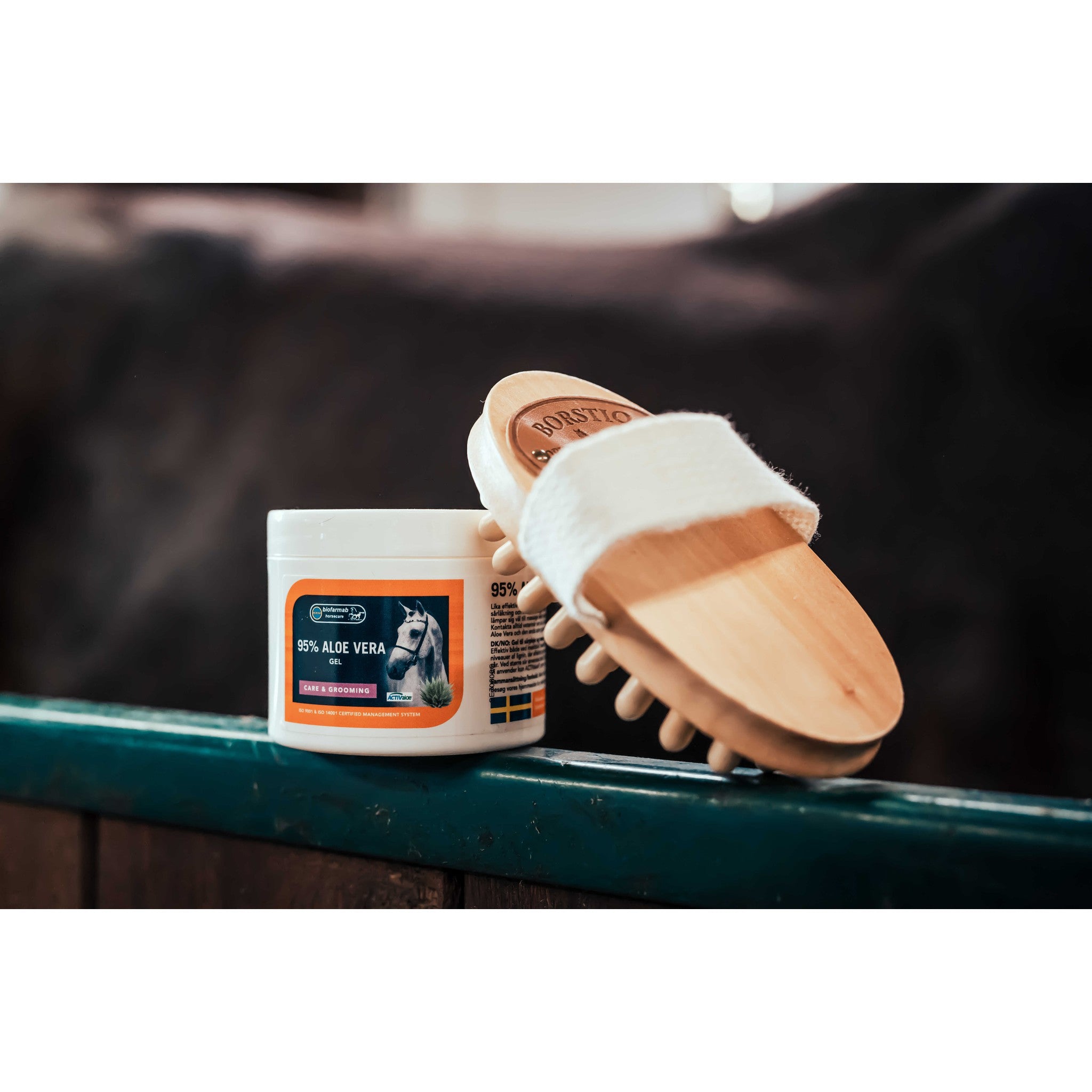 Borstiq Round Massage Brush Wood 311036