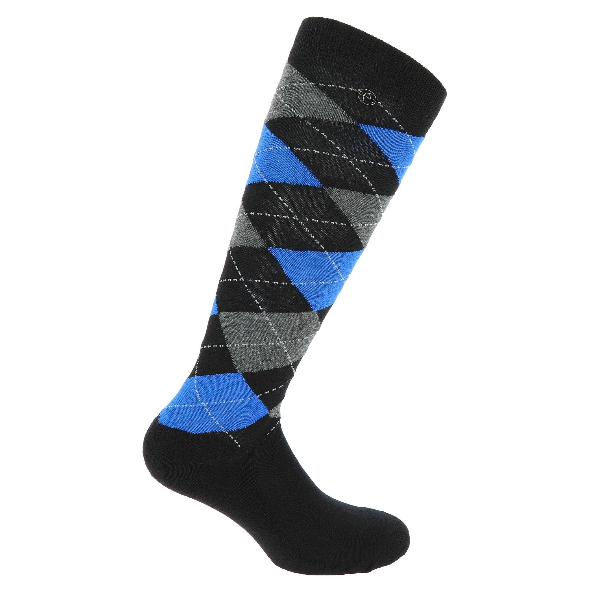 EQUITHÈME Argyle socks - Women Black/blue 986391019