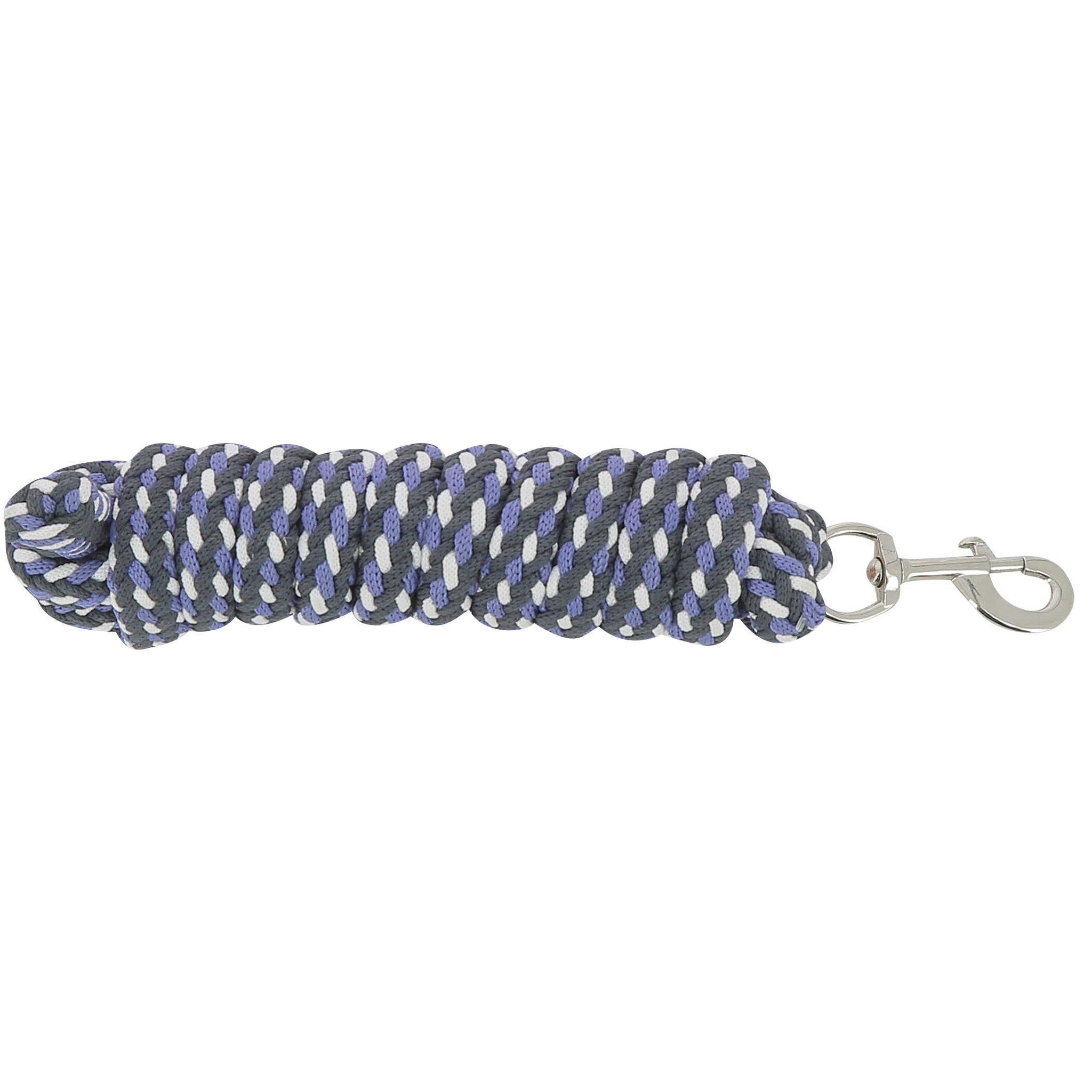 Norton Tricolour lead rope Purple/black/white 520008015