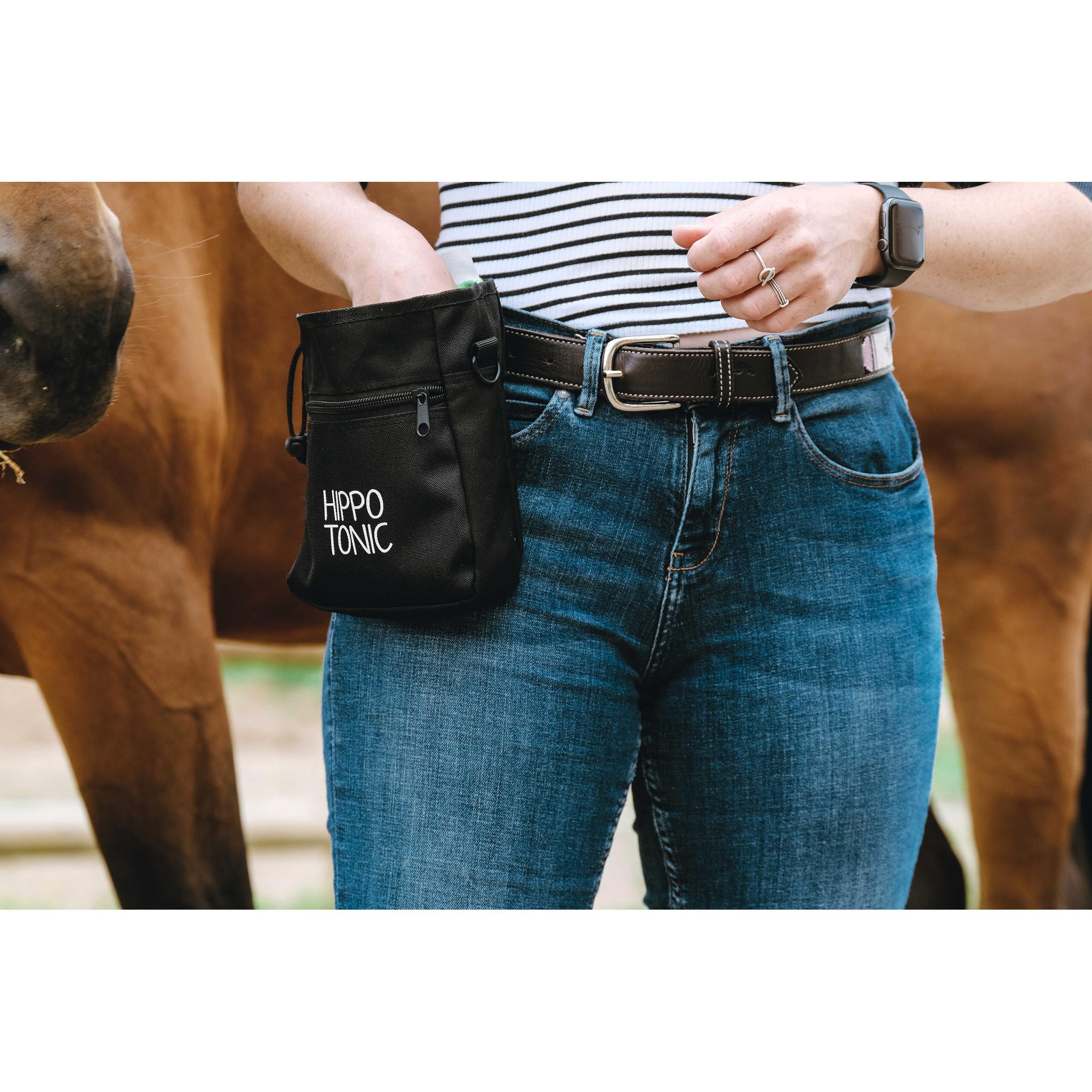 Hippo-Tonic Treat Pouch large model Black 705000102