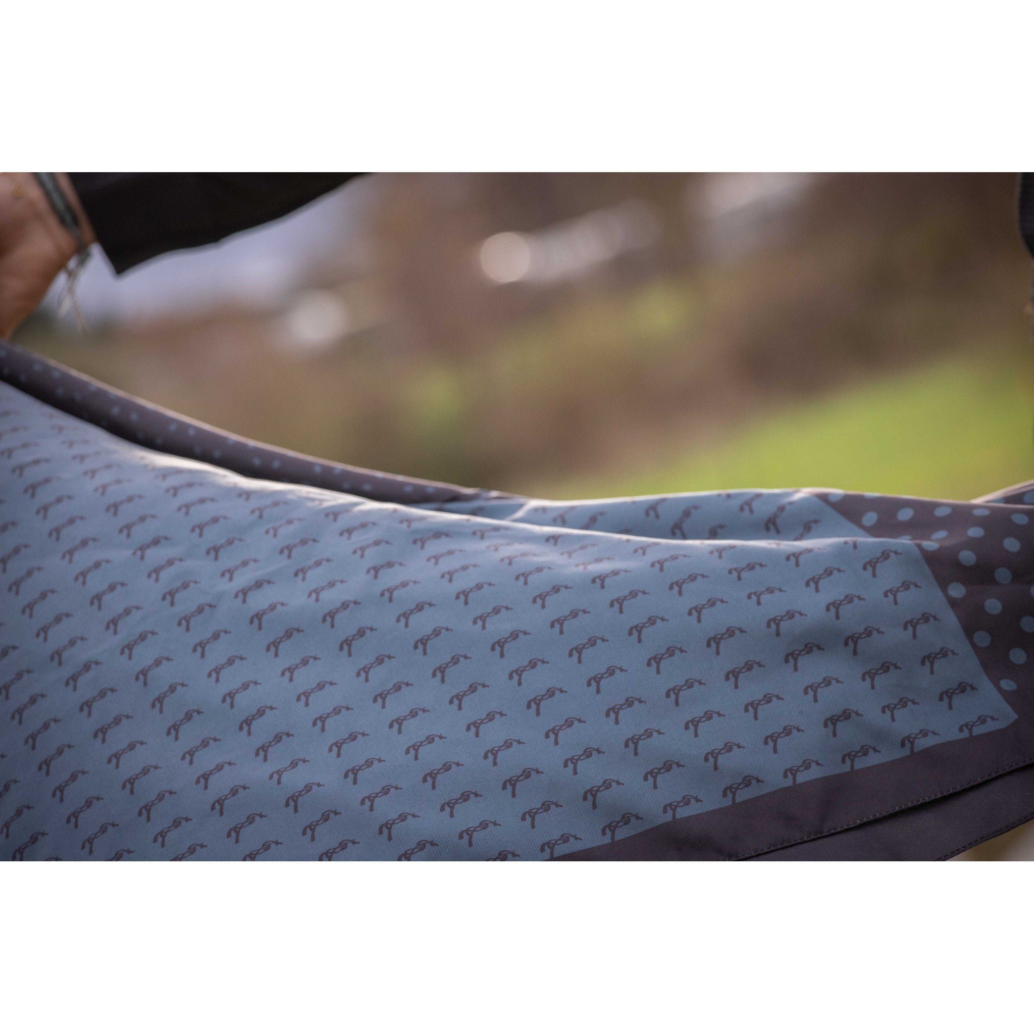 Pénélope Mya Scarf Peacock blue/black 985854002