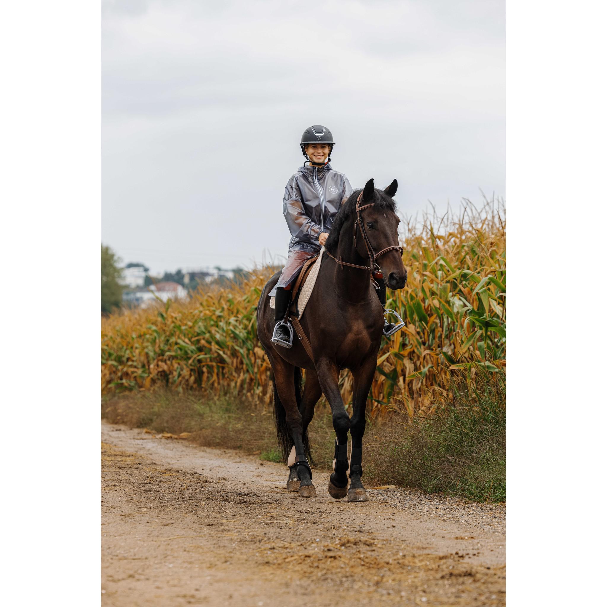 EQUITHÈME Originals Hanoi Raincoat - Adult Grey 965033022