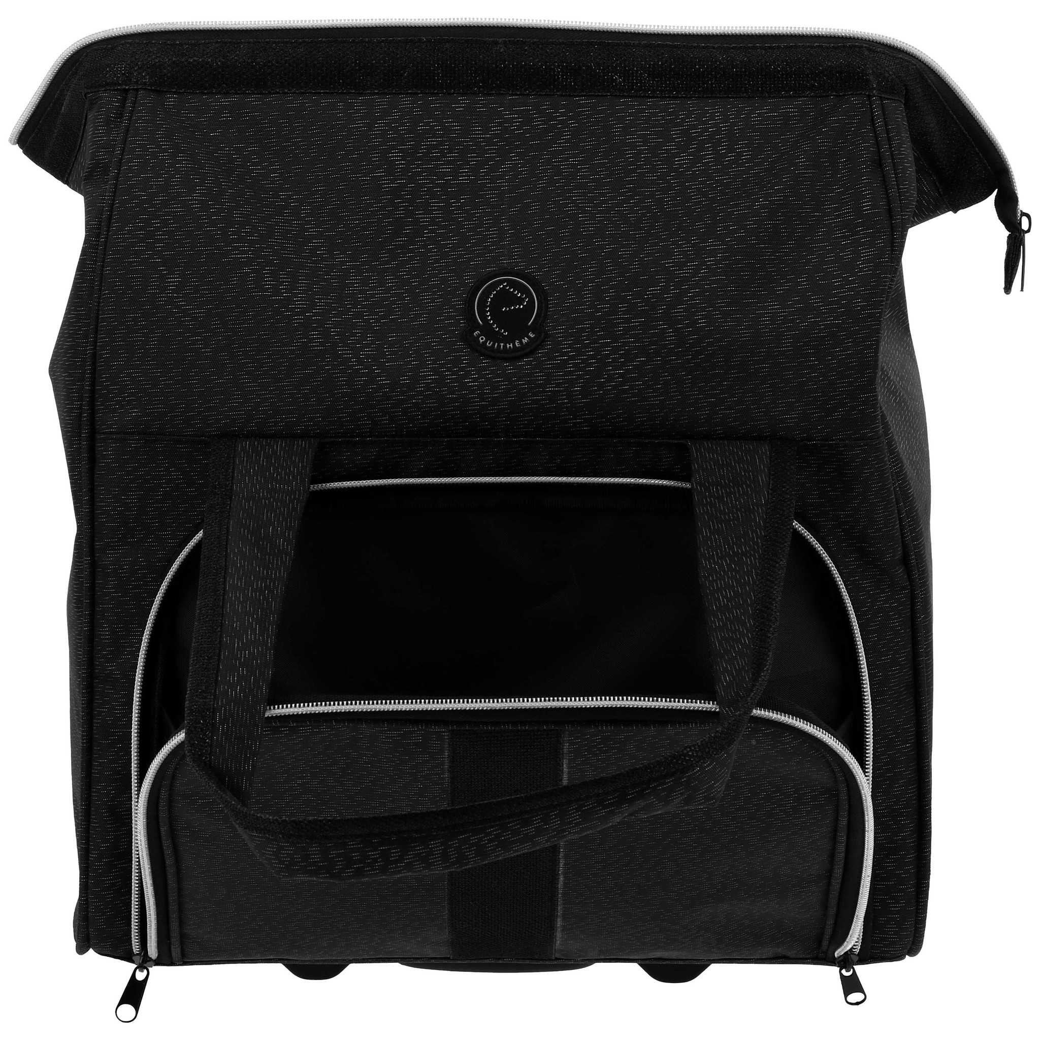 EQUITHÈME Grooming Bag with Wheels Black 700018002