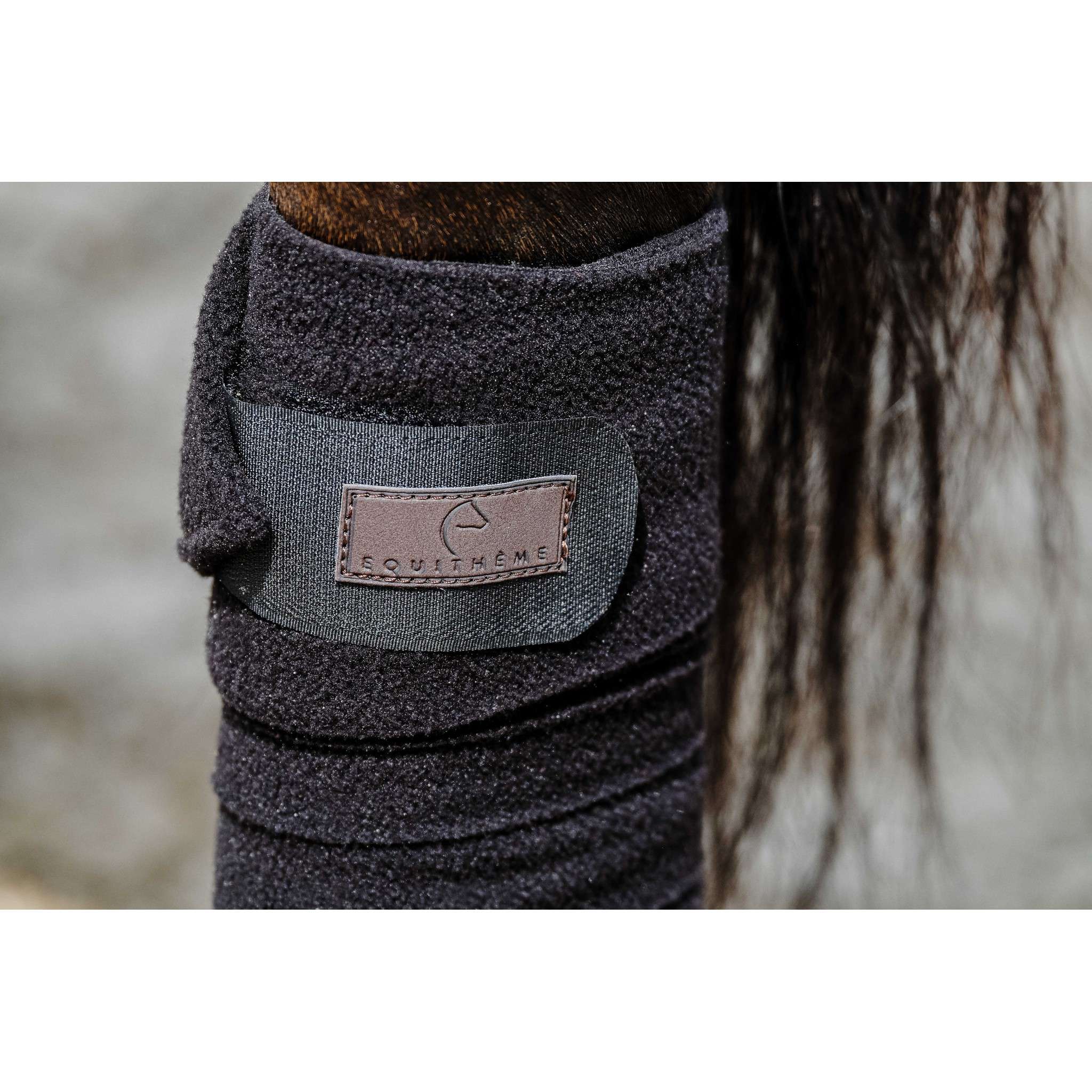 EQUITHÈME Polo Wraps Black 540068002
