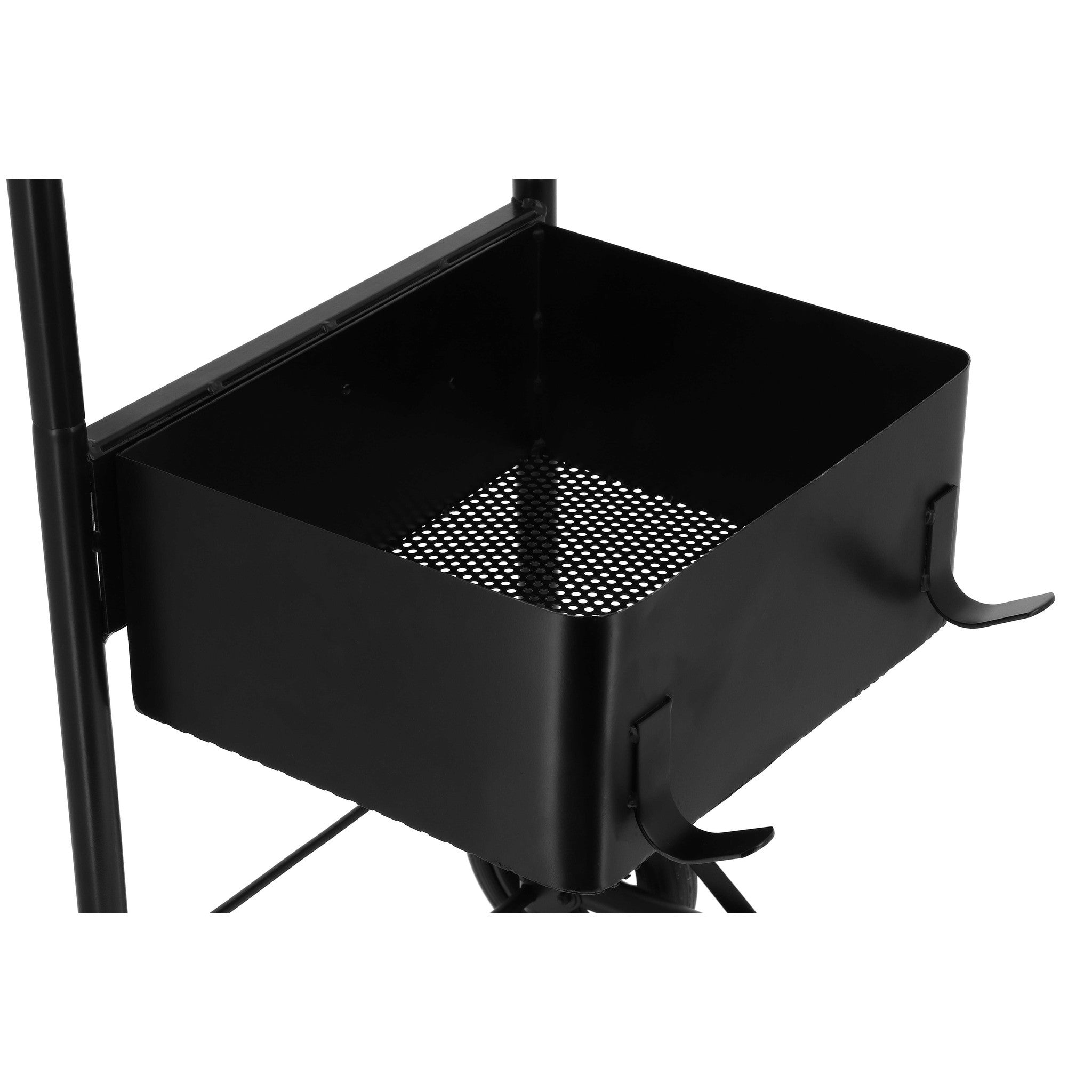 HIPPO-TONIC Short Saddle Trolley with Basket Black 704252002