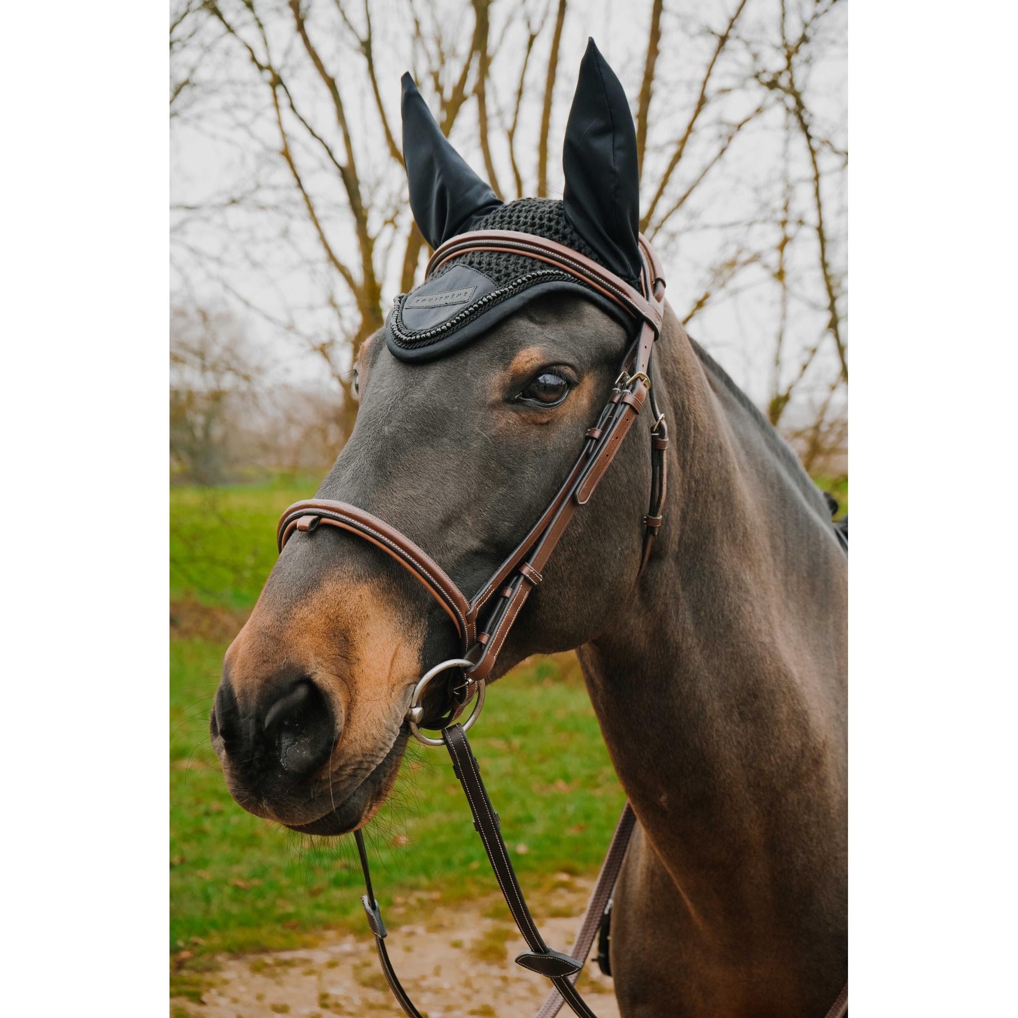 EQUITHÈME Pearl Fly Veil Black - 306888102_ambi_2