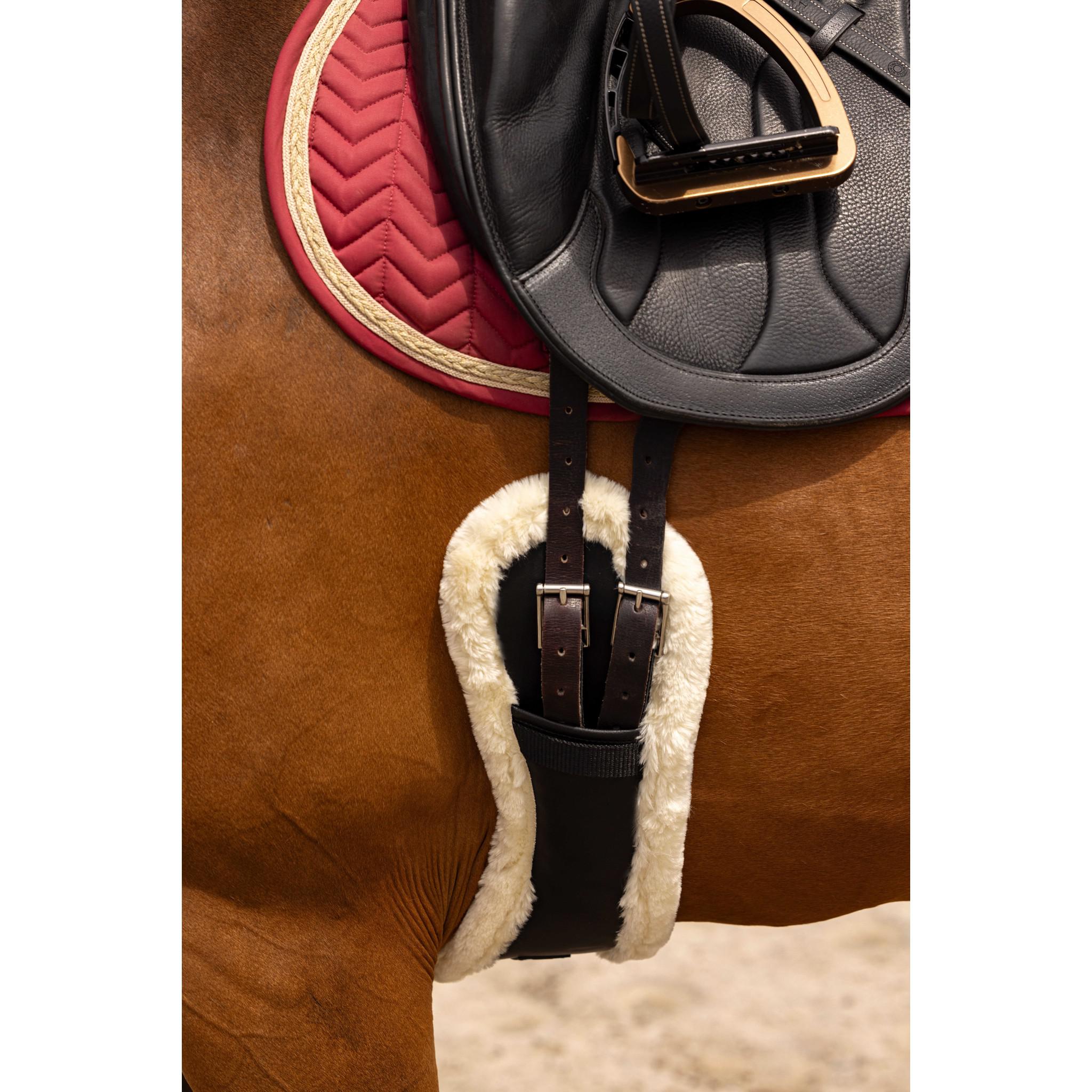 Norton XTR girth with synthetic sheepskin Black 203227080