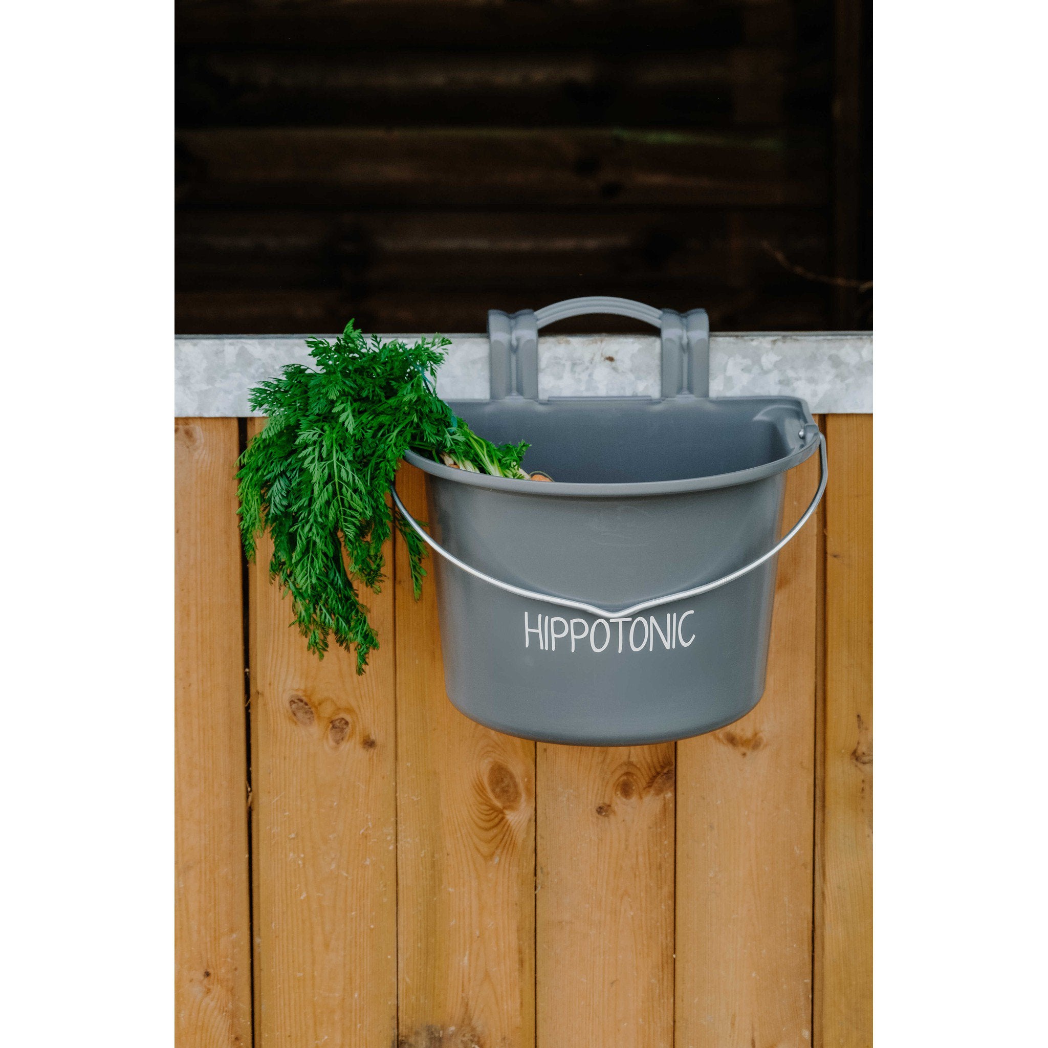 Hippo-Tonic Feeder with Hooks and Handle Dark grey 704199031