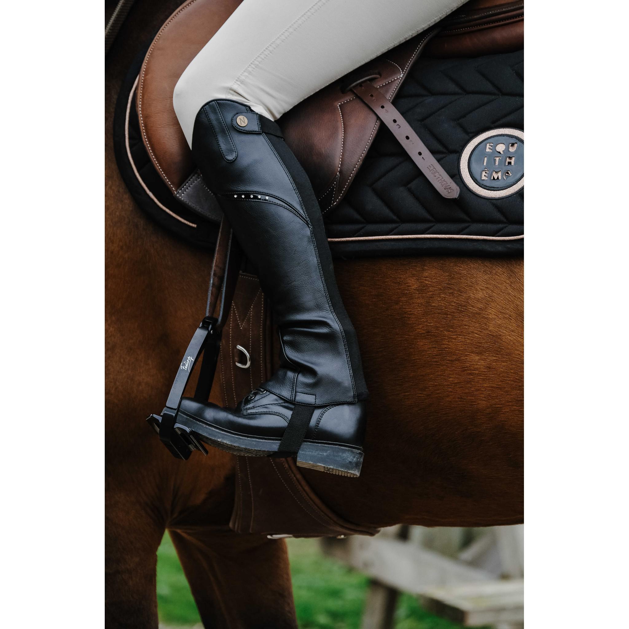 Norton Bright Half chaps - Adult Black 913031203