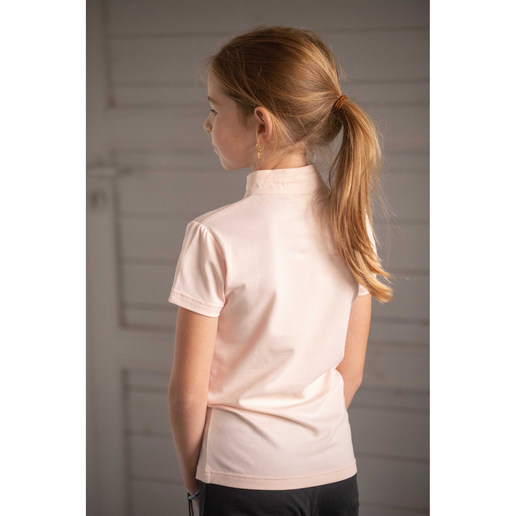 Eden by Pénélope Victorine Polo Shirt - Kids Beige/pink - 980407510_ambi_2