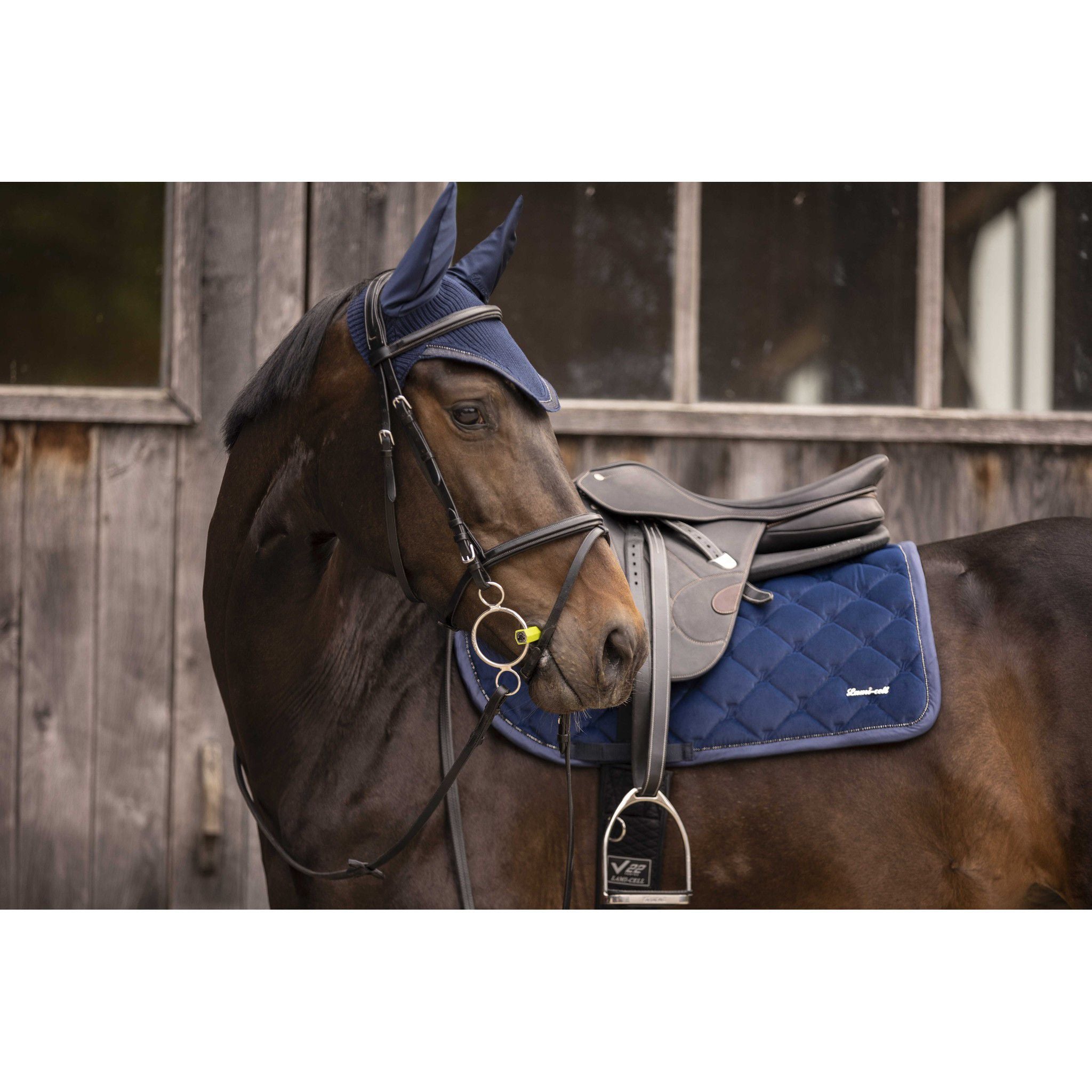 Lami-Cell Galaxy Velvet Saddle Pad - All purpose Navy blue 220033307